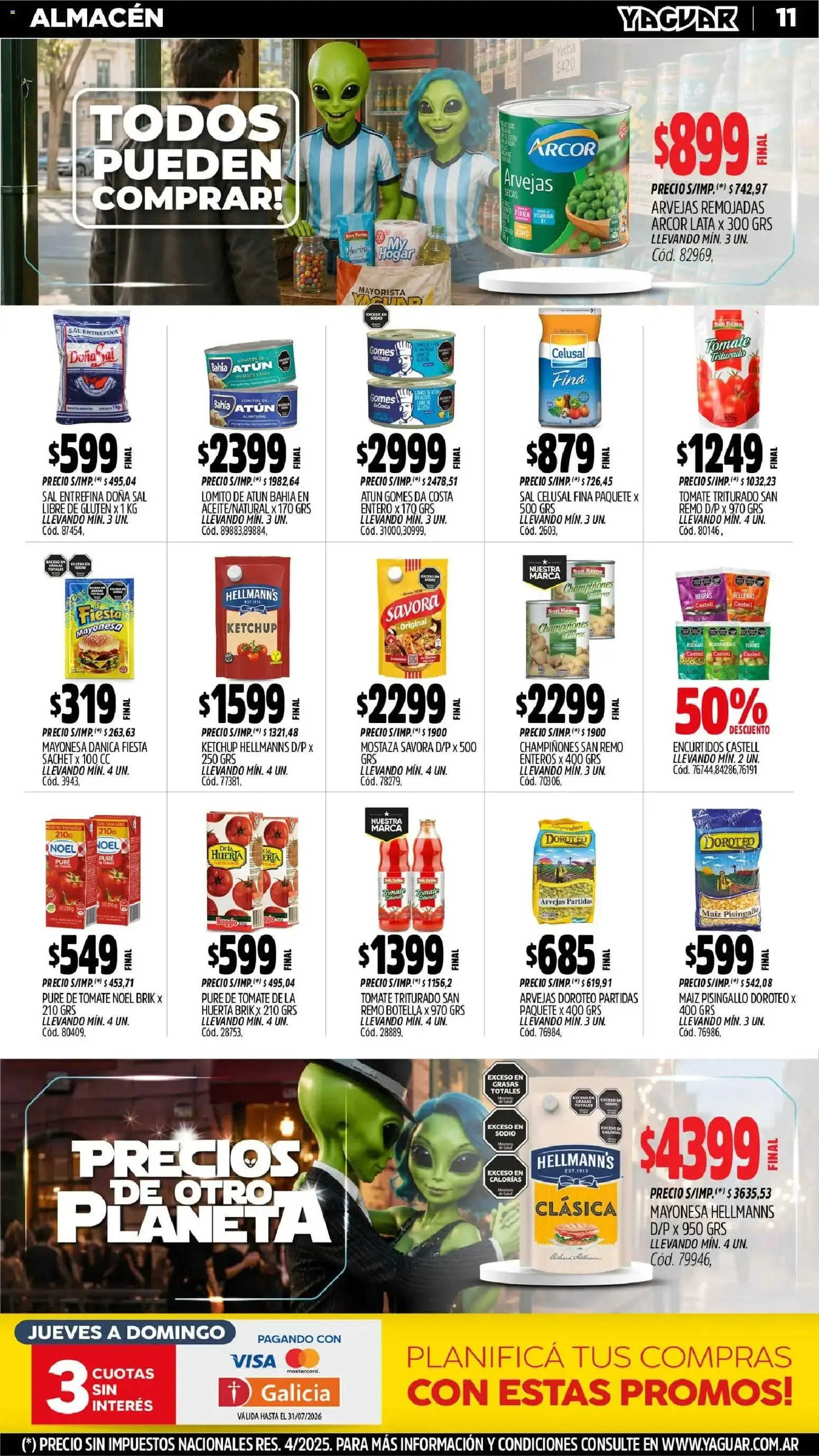 Ofertas de Yaguar - Oferta Semanal Chaco del 29/06/2026 - 04/07/2026 29 de junio al 4 de julio 2026 - Página 11 del catálogo