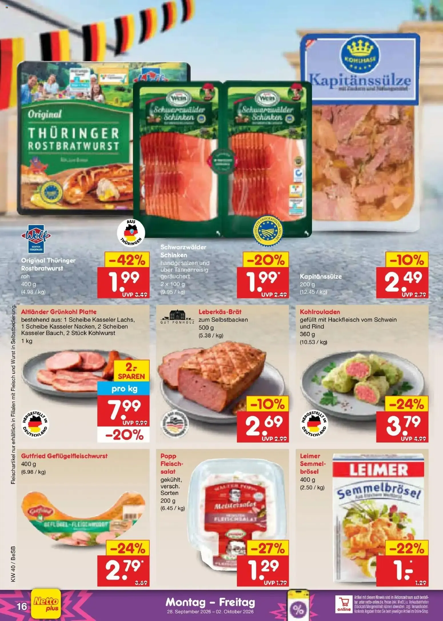 Netto Marken-Discount Prospekt Kremmen (ab 28.09.2026) » Angebote von 28. September bis 2. Oktober 2026 - Prospekt seite 21