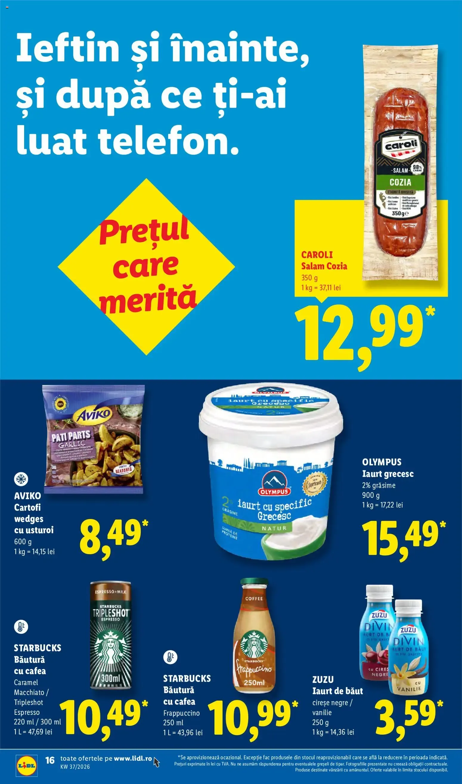Catalog Catalog LIDL 07.09.2026 - Oferta și Revista online de la 7 septembrie până la 13 septembrie 2026 - Revista Pagina 16