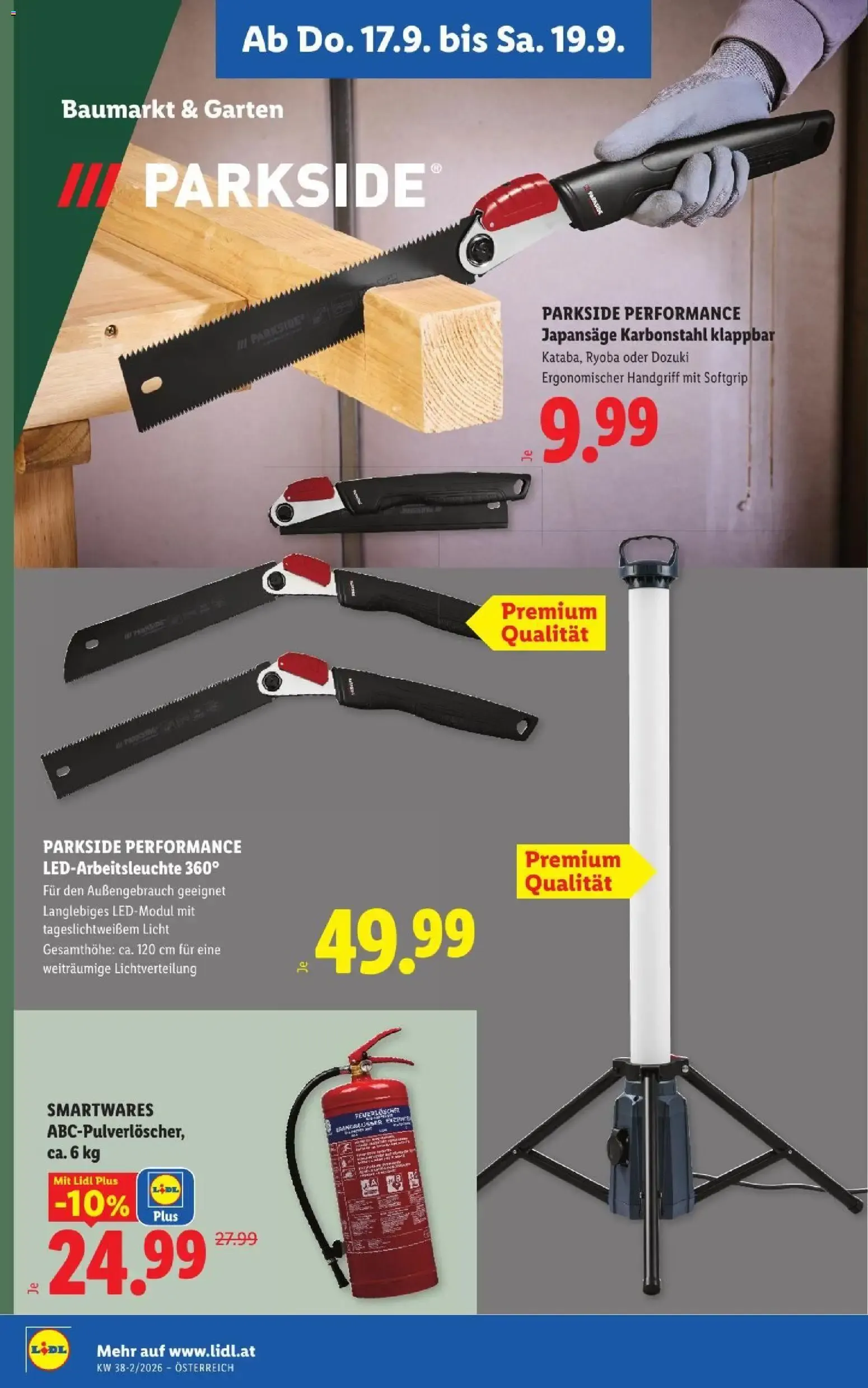 Lidl - Flugblatt ab 17.09.2026 - Angebote ab donnerstag von 17. September bis 19. September 2026 - Flugblätt seite 24