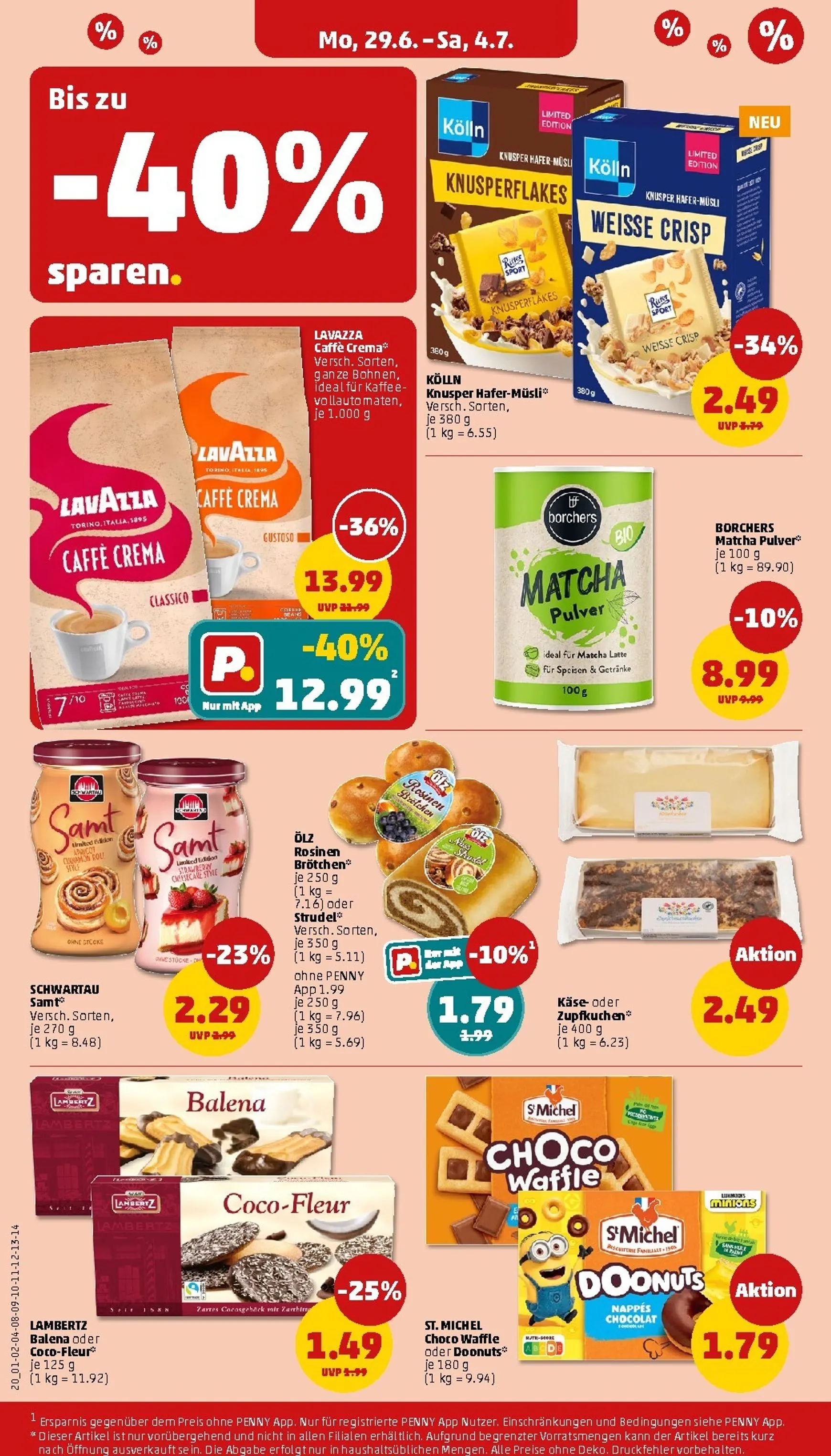 PENNY Prospekt nächste Woche – von Montag 29.06.2026 bis Samstag 04.07.2026 von 29. Juni bis 4. Juli 2026 - Prospekt seite 22