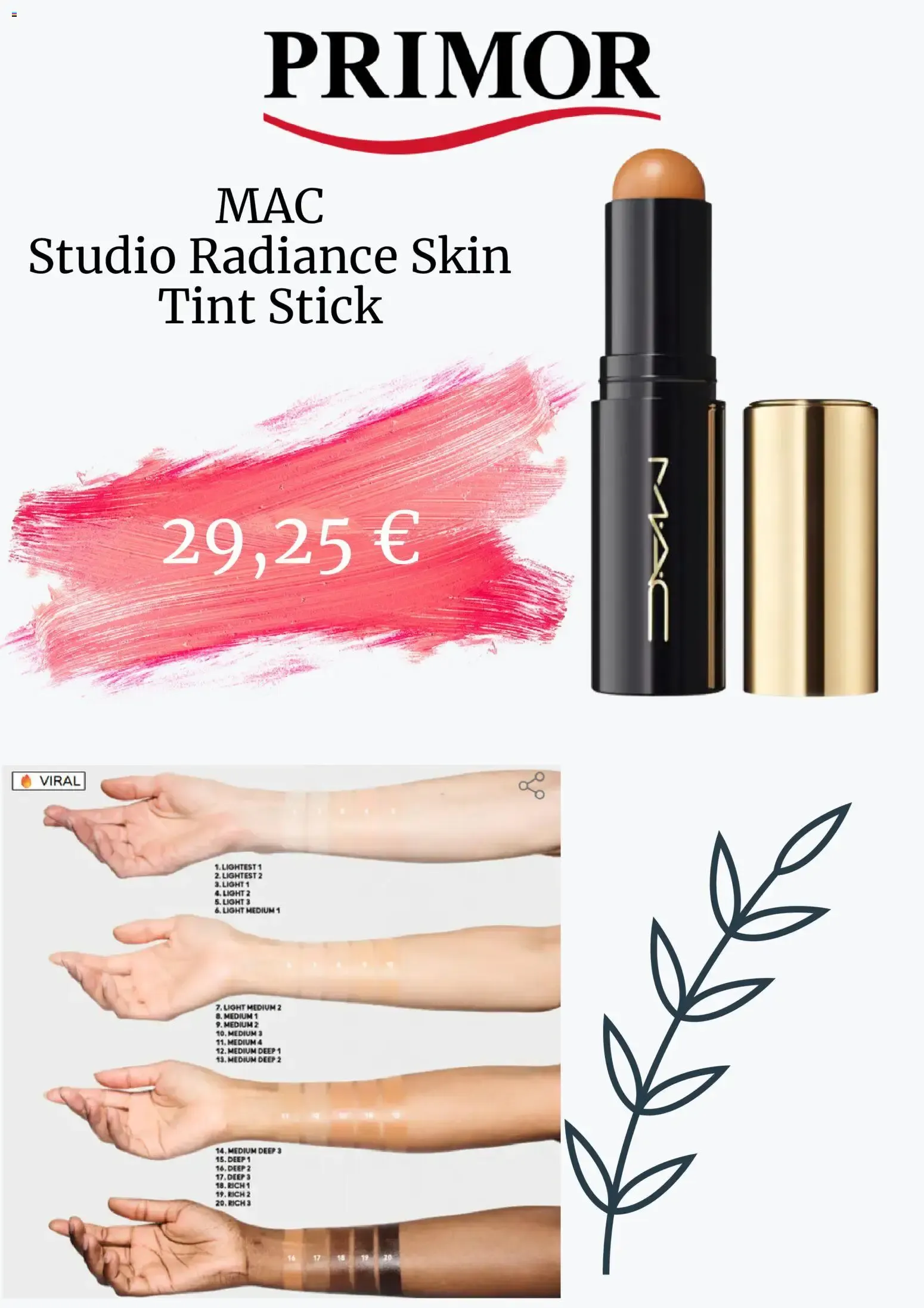 Catálogo de Primor: Nuevo Studio Radiance Skin Tint Stick (MAC) 11 de octubre al 11 de noviembre 2026 - Página 6