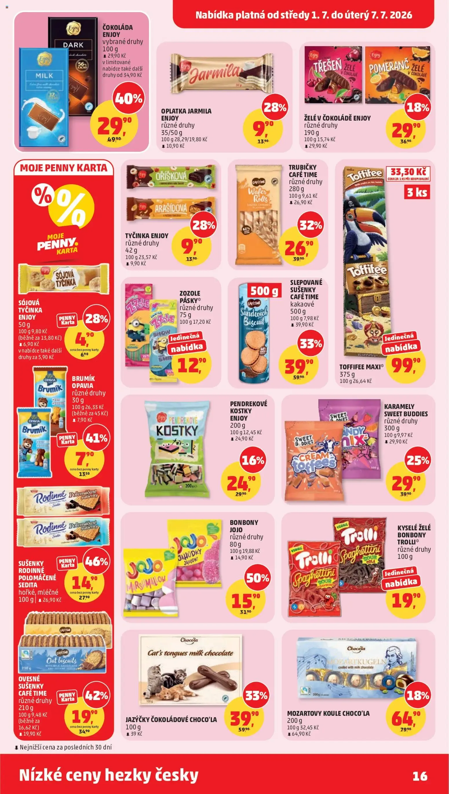 PENNY leták na příští týden (01.07.2026) - 1. července 7. července 2026 - Page 16