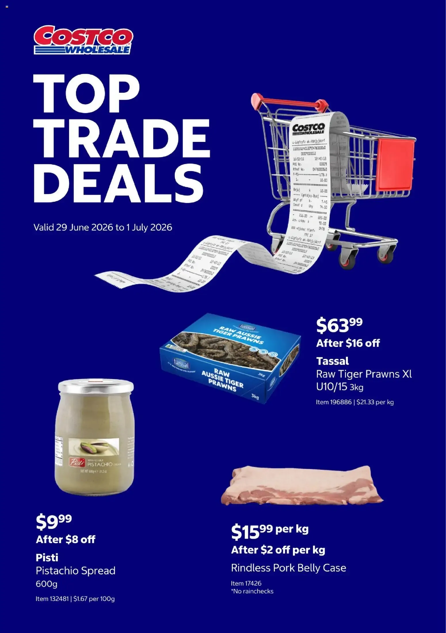 Costco Top Trade Deals - Catalogue valid from 29 June to 1 July 2026 - page 1