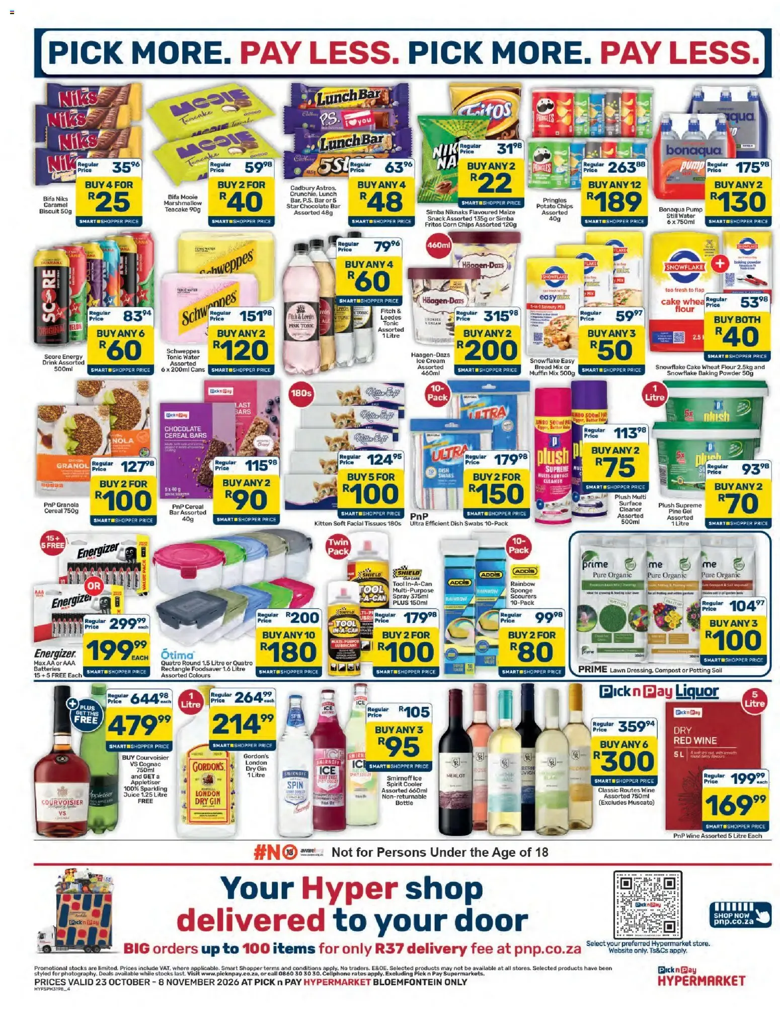 Pick n Pay Hypermarket Bloemfontein Only - Big Packs. Better Value. from 23 October to 8 November 2026 - Catalogue Page 4