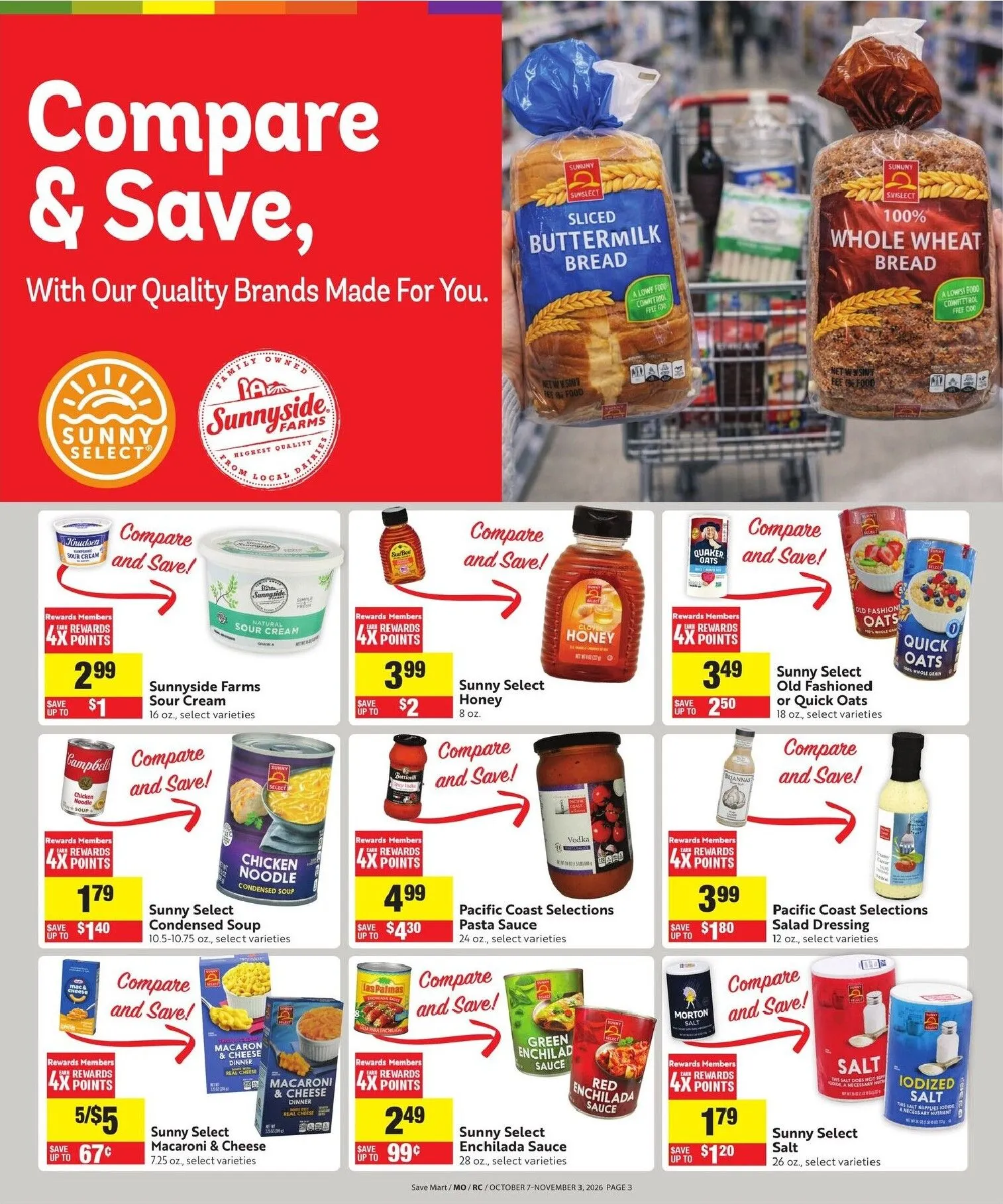 Weekly ad Current Save Mart - Rewards Points leaflet valid from Wednesday 10/07/2026 to Tuesday 11/03/2026 from October 7 to November 3 2026 - Page 3
