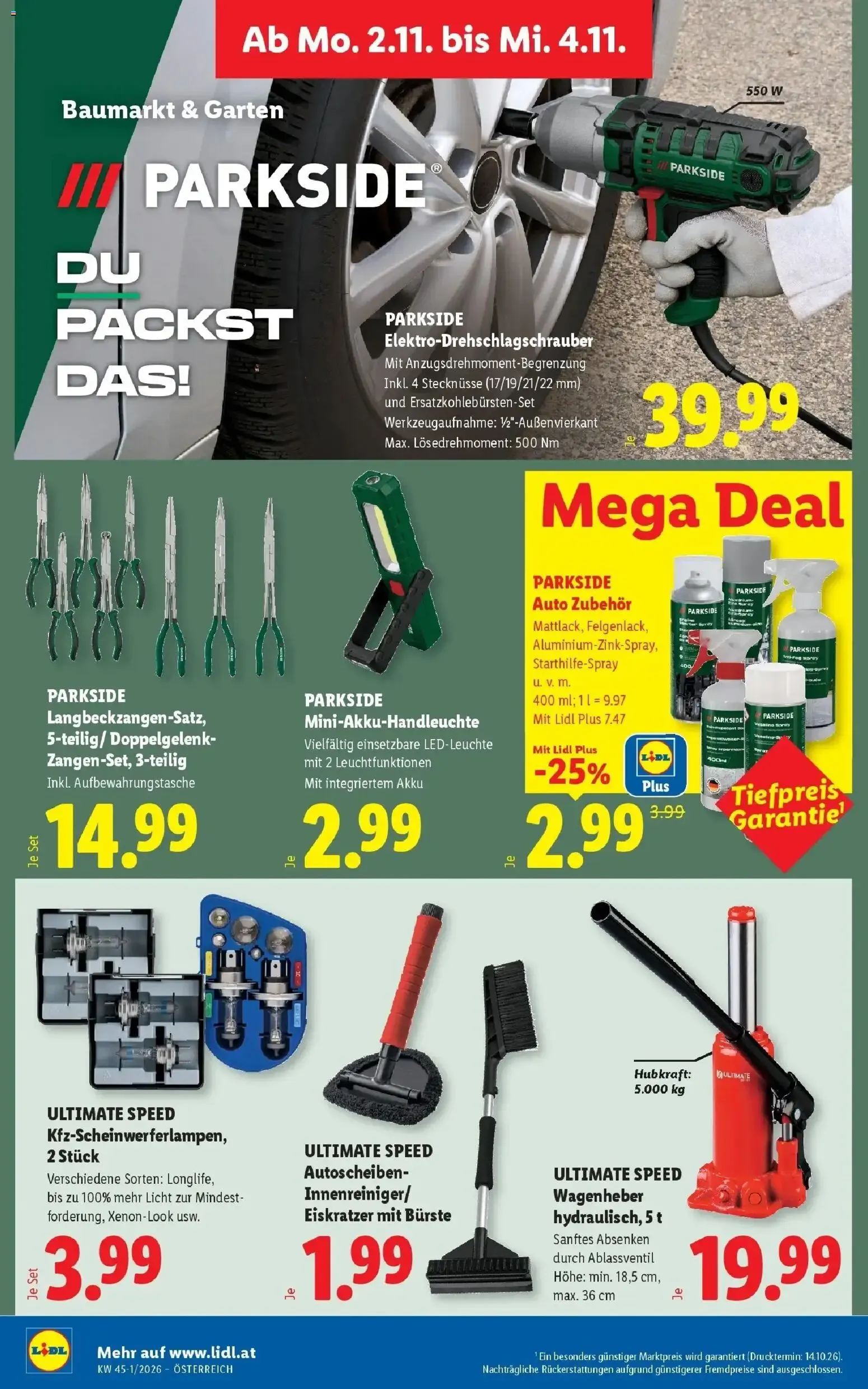 Lidl Flugblatt - Wien ab 25.10.2026 - Angebote ab donnerstag von 29. Oktober bis 31. Oktober 2026 - Flugblätt seite  33