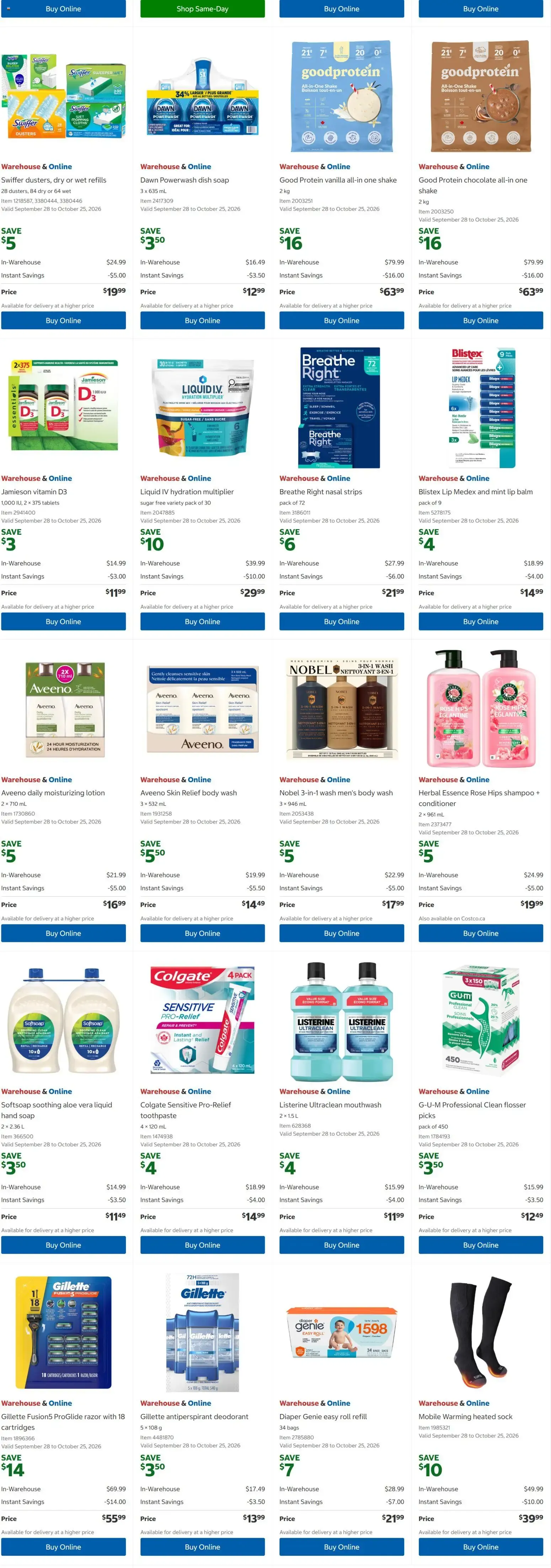Costco weekly flyer from Oct 12, 2026 > weekly specials & deals from October 12 to October 25 2026 - flyer page 5