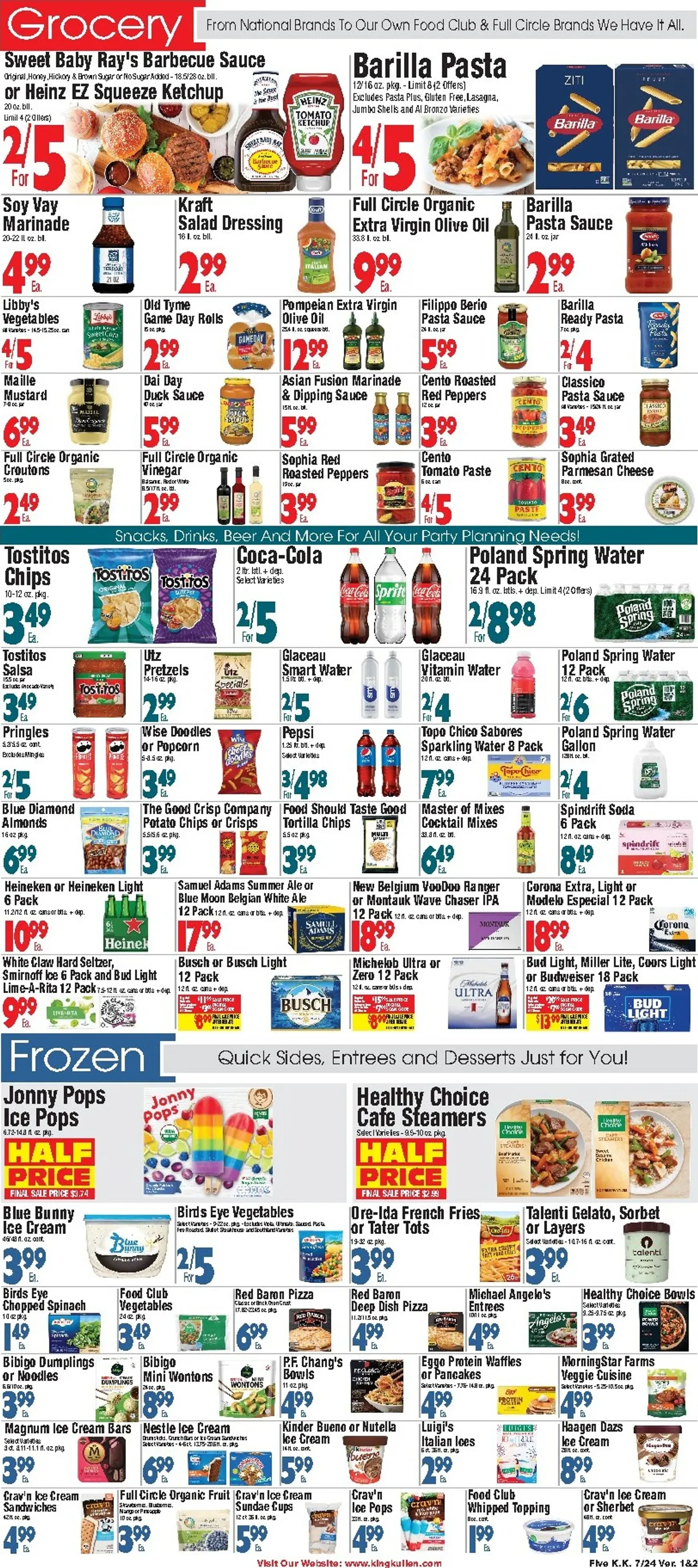 Weekly ad King Kullen leaflet valid from Friday 07/24/2026 to Thursday 07/30/2026 from July 24 to July 30 2026 - Page 5