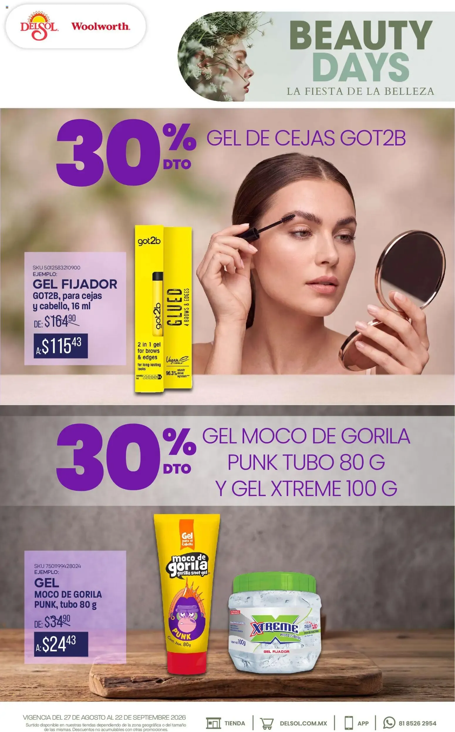Catálogo de Del Sol y Woolworth katalog Beauty Days (27/08/2026 - 22/09/2026) - catálogo en línea 27 de agosto al 22 de septiembre 2026 - Pagina 4