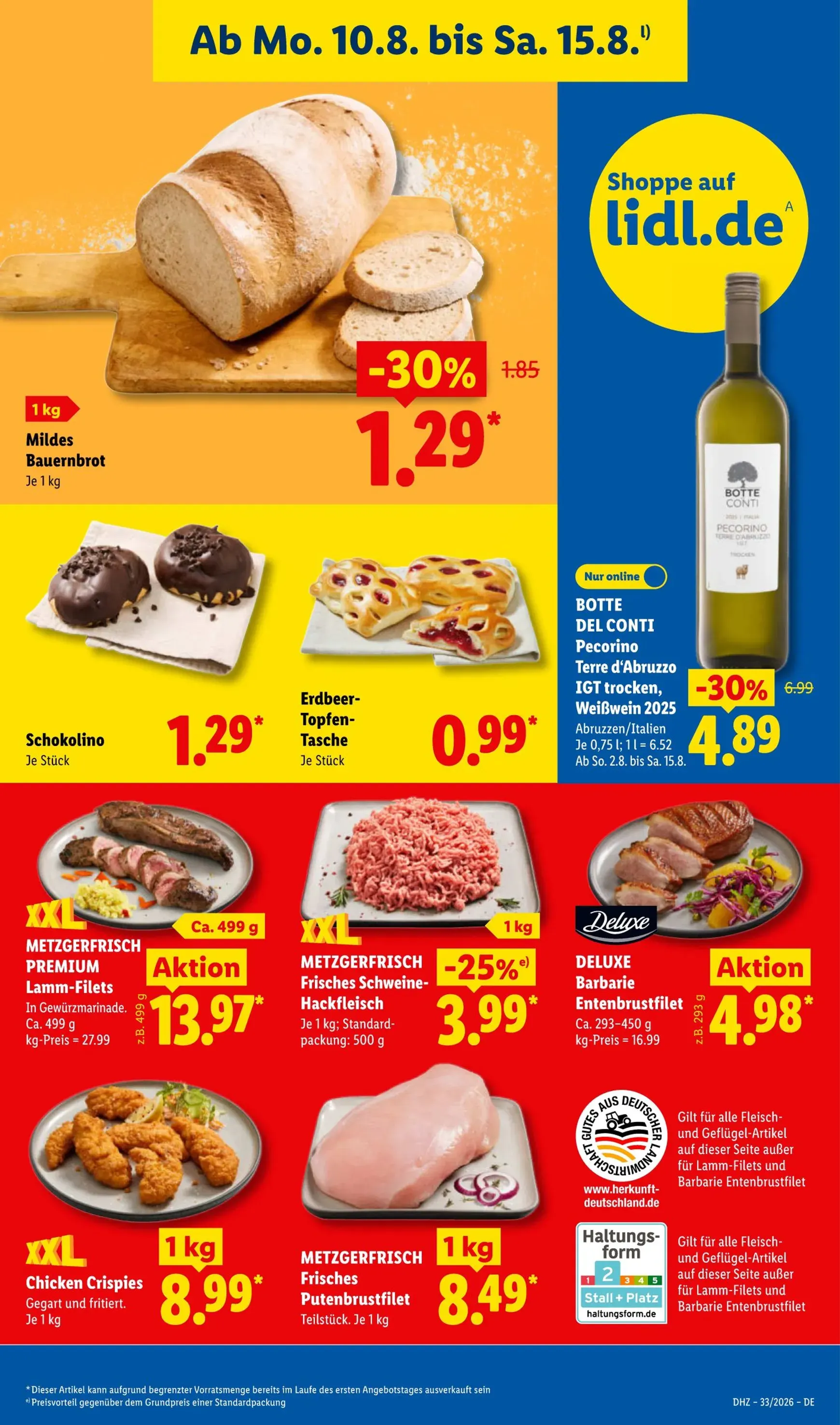 Lidl - Sparen beim Preisführer von 10. August bis 15. August 2026 - Prospekt seite 11