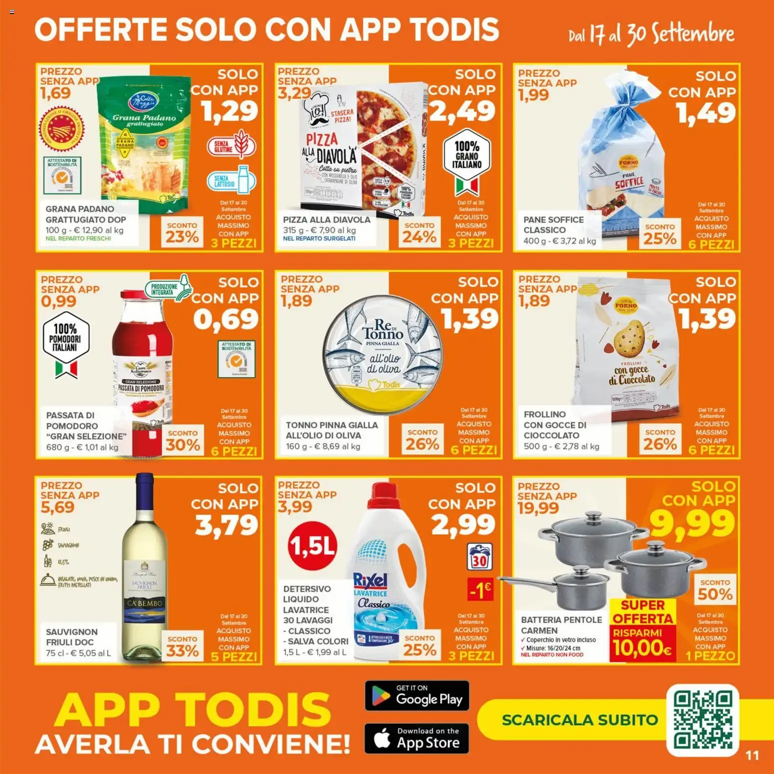 Nuovo Todis volantino Lazio dal 17/09/2026 > offerte anteprima 🛍️ da 17 settembre a 30 settembre di 2026 - Pagina del volantino 11