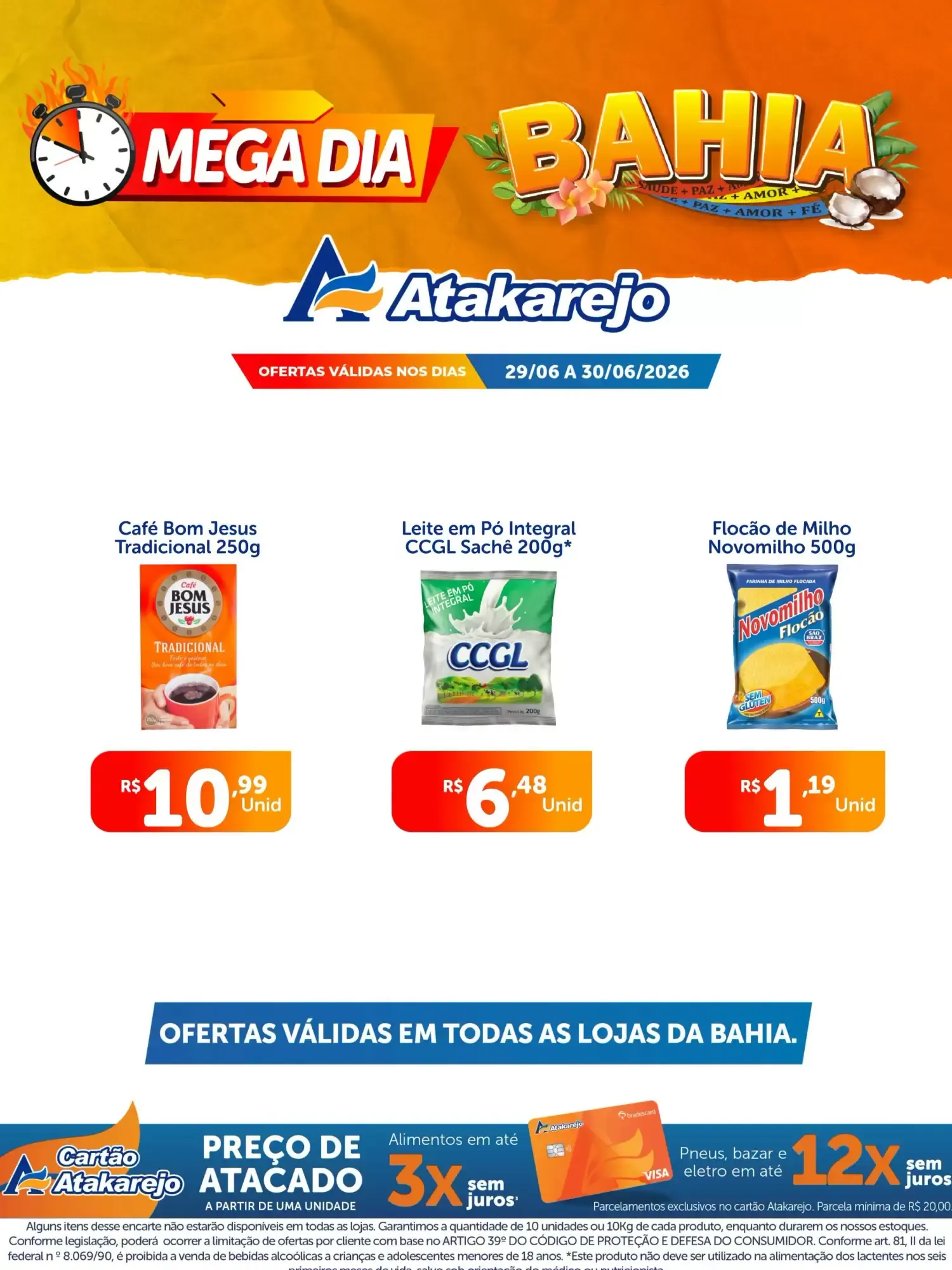 Encarte de Mega Dia Atakarejo Bahia 29 de junho até 30 de junho 2026 - Pagina 8