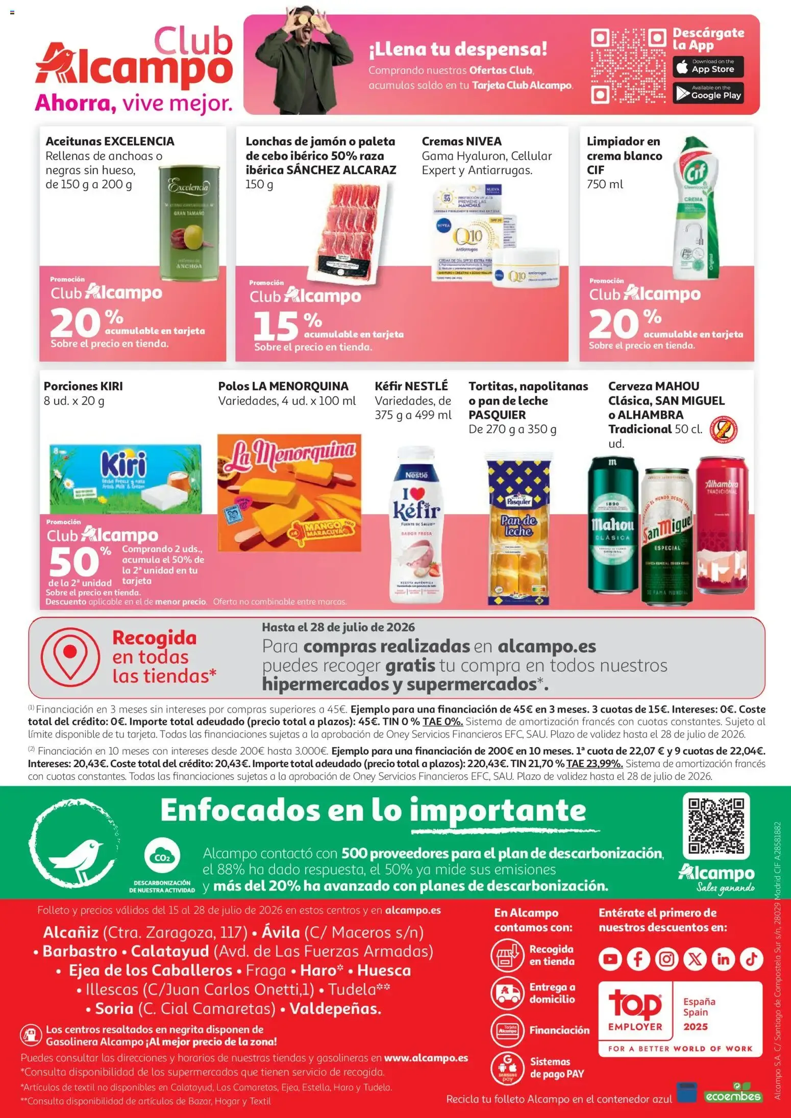 Catálogo de Alcampo: Oferta 3x2 en Conservas Isabel 15 de julio al 28 de julio 2026 - Página 12
