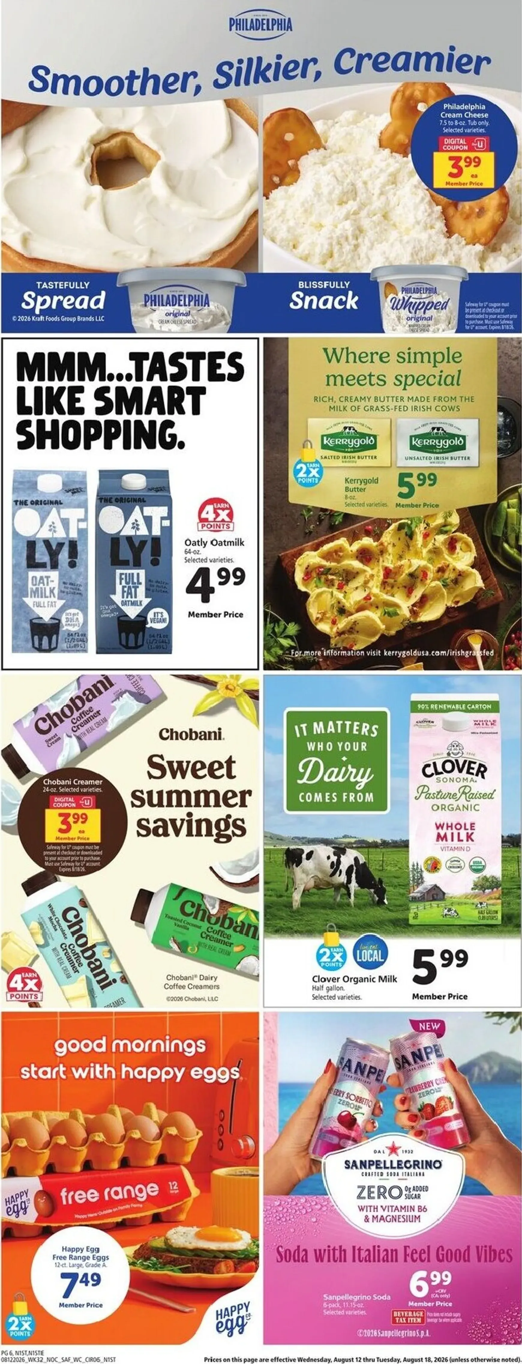 Weekly ad Safeway Fuel-Up Saturday Ad from August 12 to August 18 2026 - Page 6