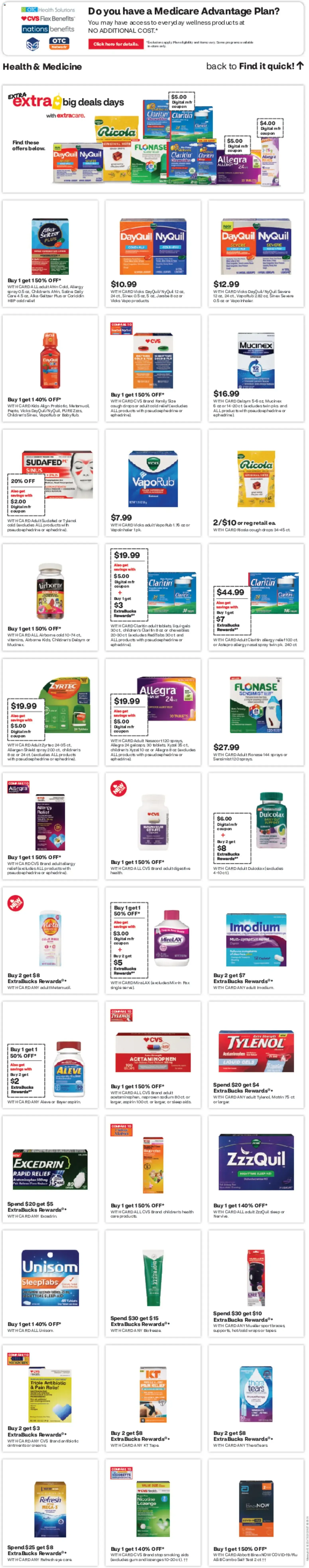 Weekly ad CVS Weekly Ad from 10/04/2026 - Flyer, Circular this week from October 4 to October 10 2026 - Page 8