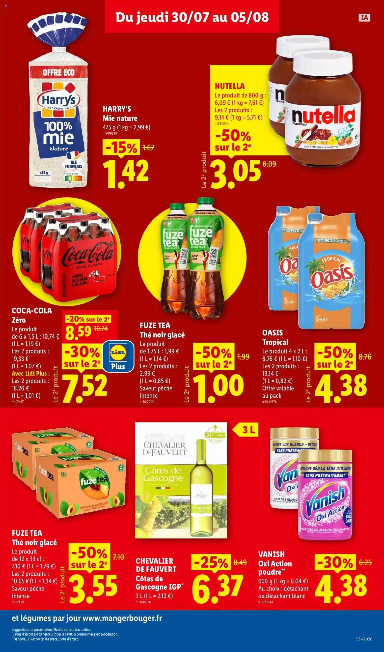 LIDL L'été des Marques du 30 juillet au 5 août 2026 - Catalogue page 15