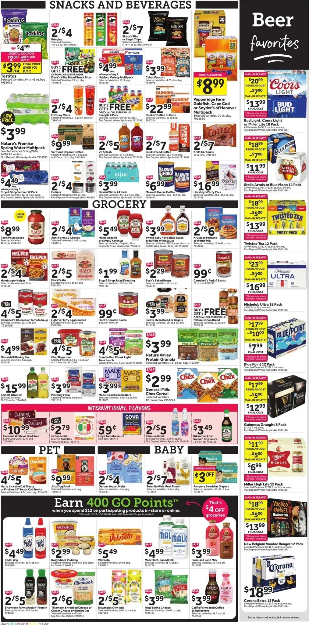 Weekly promotion Current Stop and Shop leaflet valid from Friday 10/23/2026 to Thursday 10/29/2026 spanning from October 23 to October 29 2026 - Page 10 for Catalogue 365