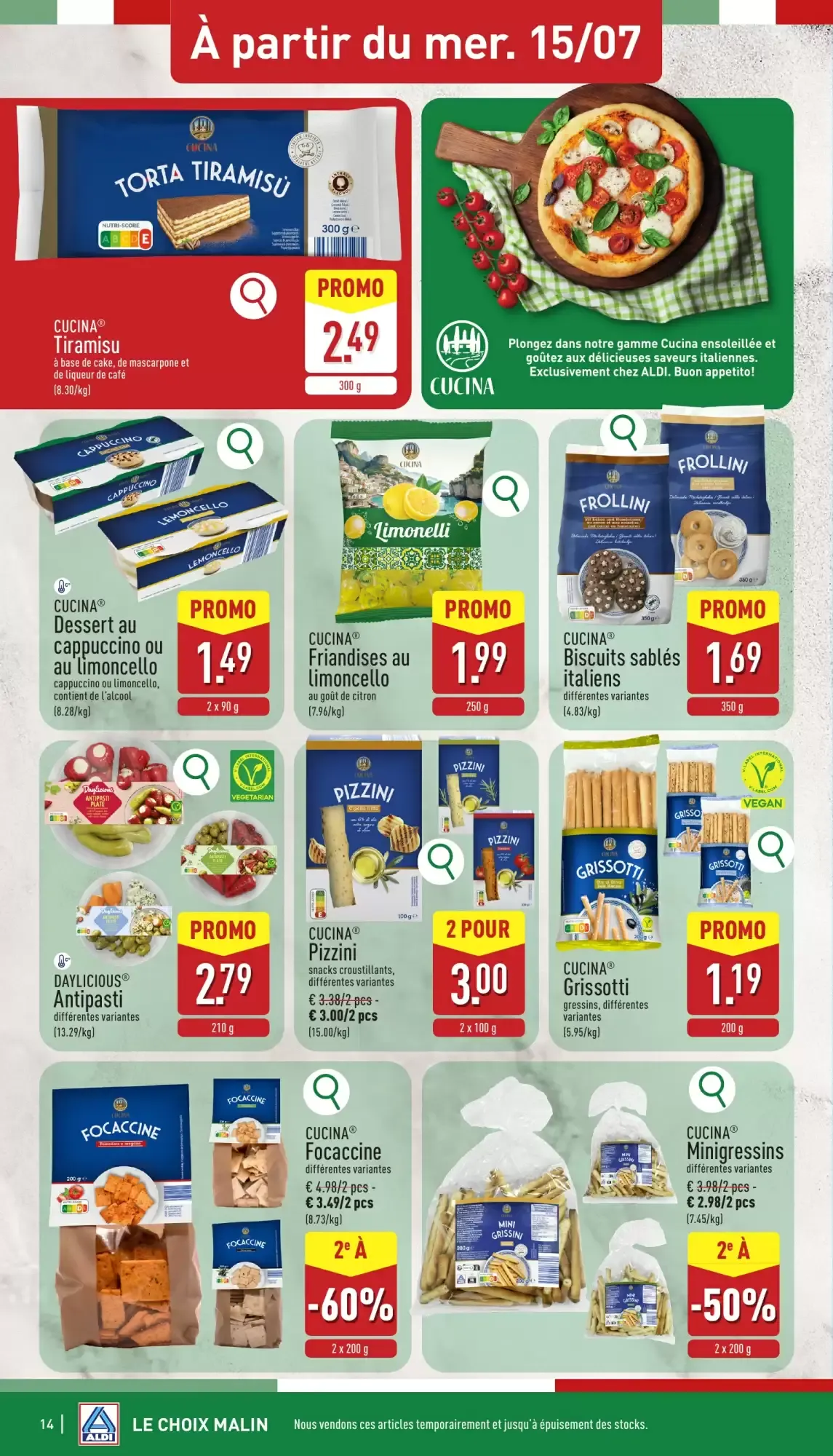 ALDI Dépliant du 13/07 au 18/07 van 13 juli tot 18 juli 2026 - folder pagina 14