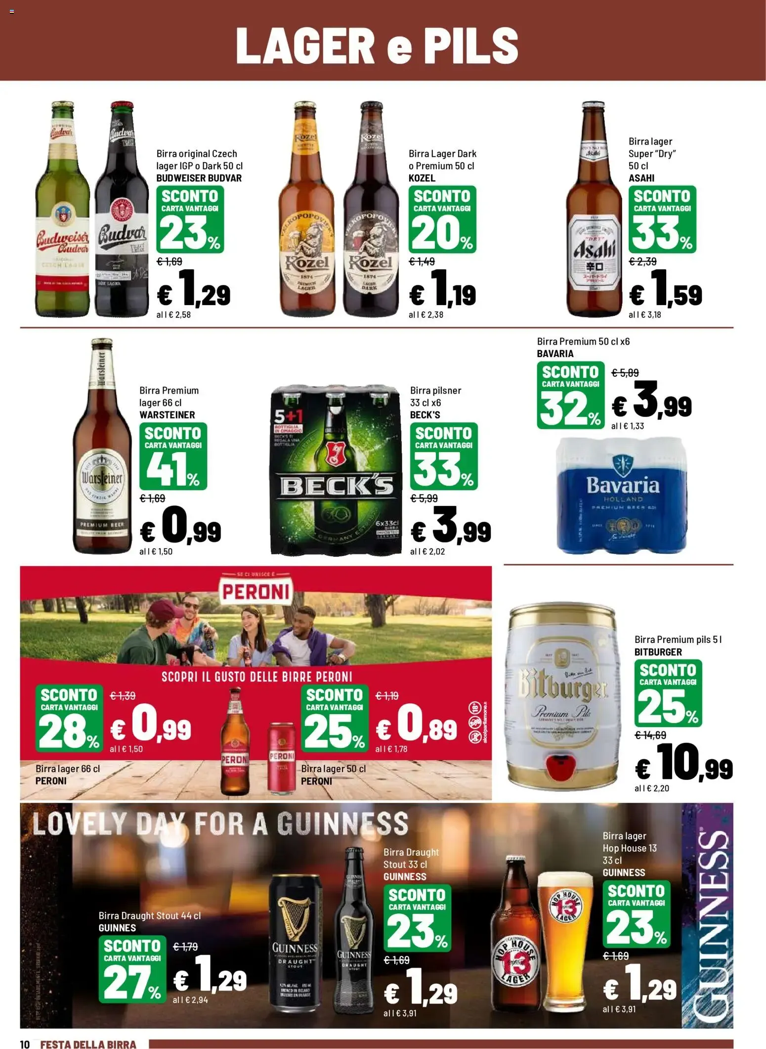 FESTA DELLA BIRRA da 27 luglio a 16 agosto di 2026 - Pagina del volantino 9