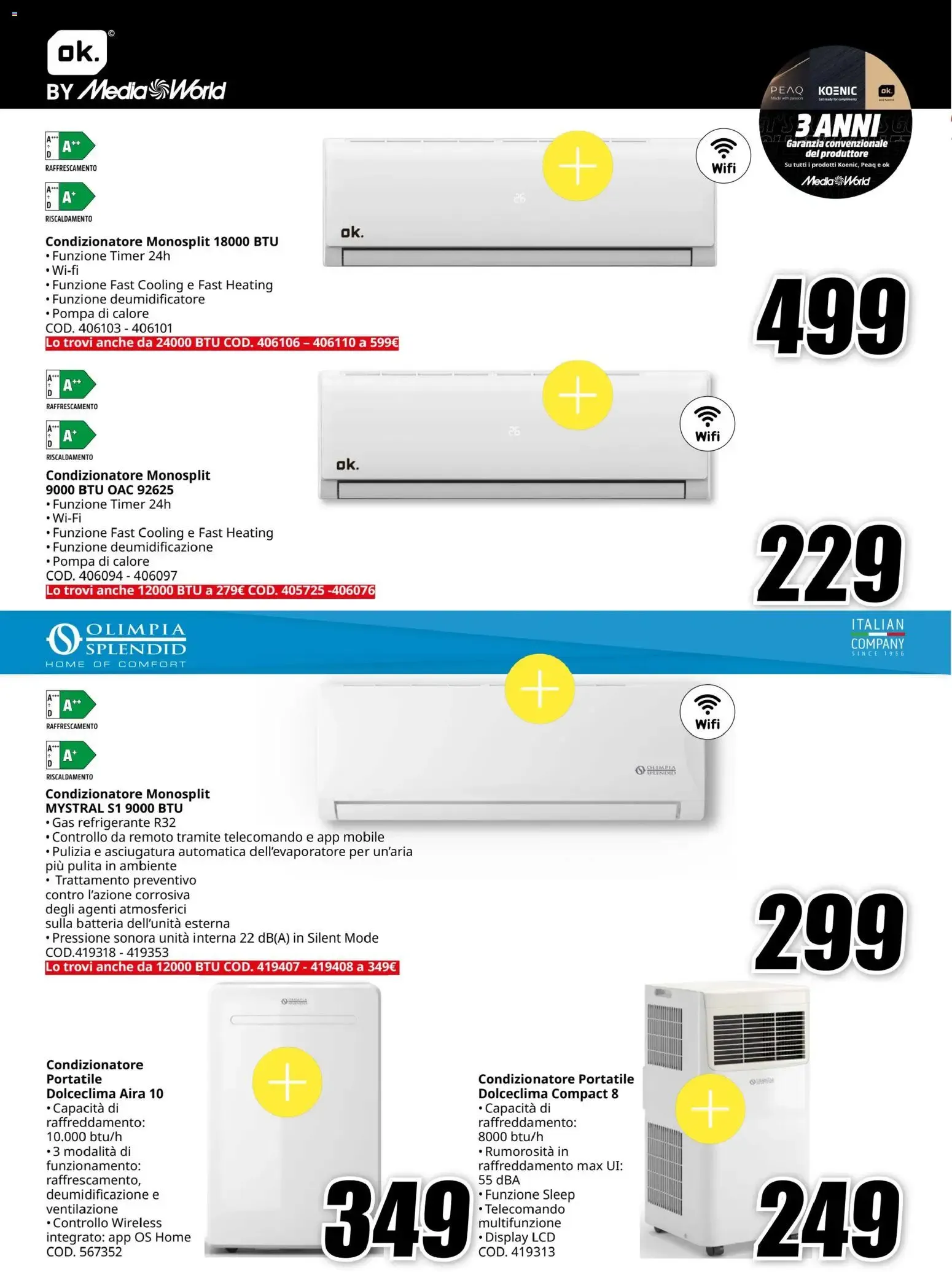 Nuovo Media World volantino Clima dal 09/06/2026 > offerte anteprima 🛍️ da 9 giugno a 21 giugno di 2026 - Pagina del volantino 4