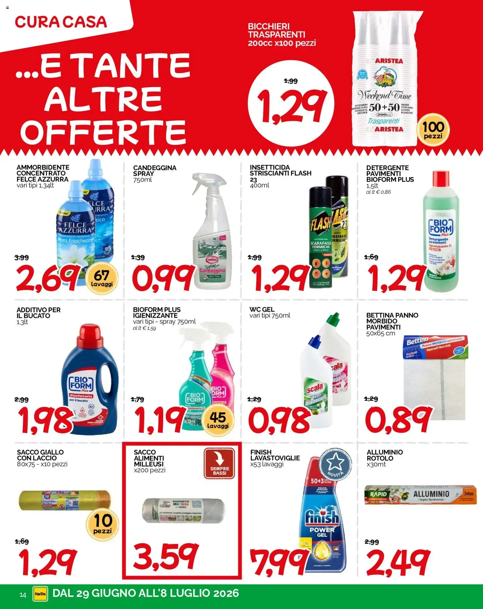 HarDis volantino dal 29/06/2026 - online Offerte da 29 giugno a 8 luglio di 2026 - Pagina del volantino 14