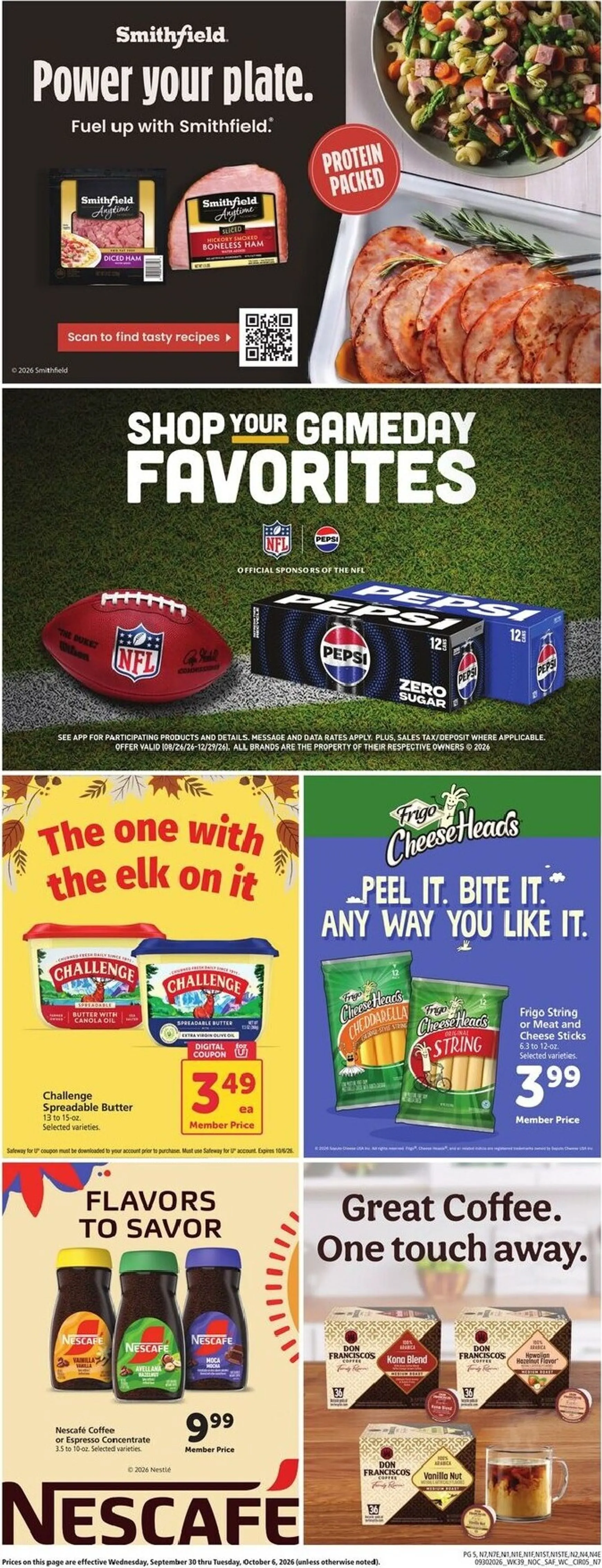 Weekly ad Safeway - Fuel-Up your Weekend! from September 30 to October 6 2026 - Page 5