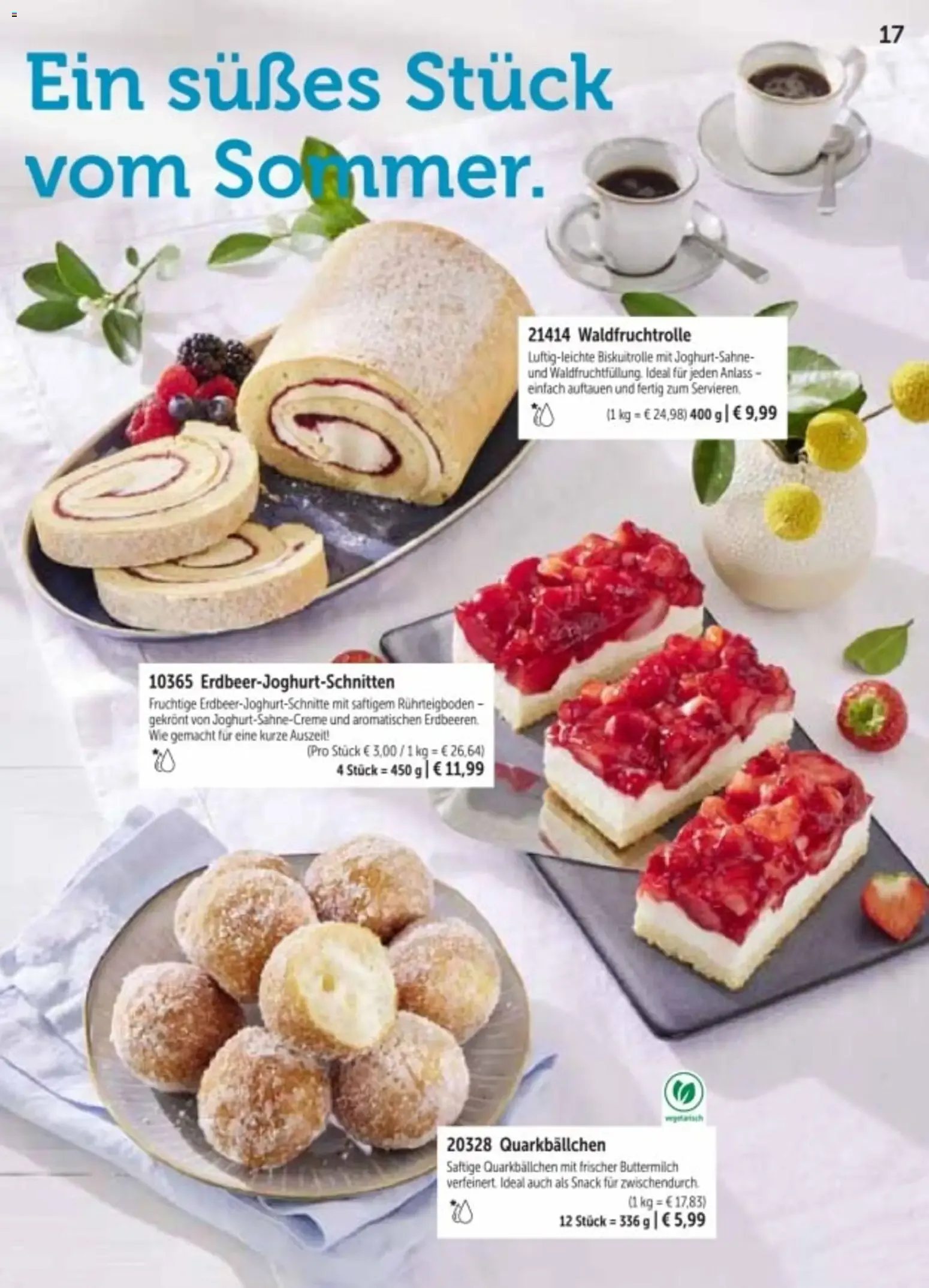 Bofrost Katalog Sommerprogramm (ab 20.04.2026) zum Blättern von 20. April bis 6. September 2026 - Prospekt seite 17