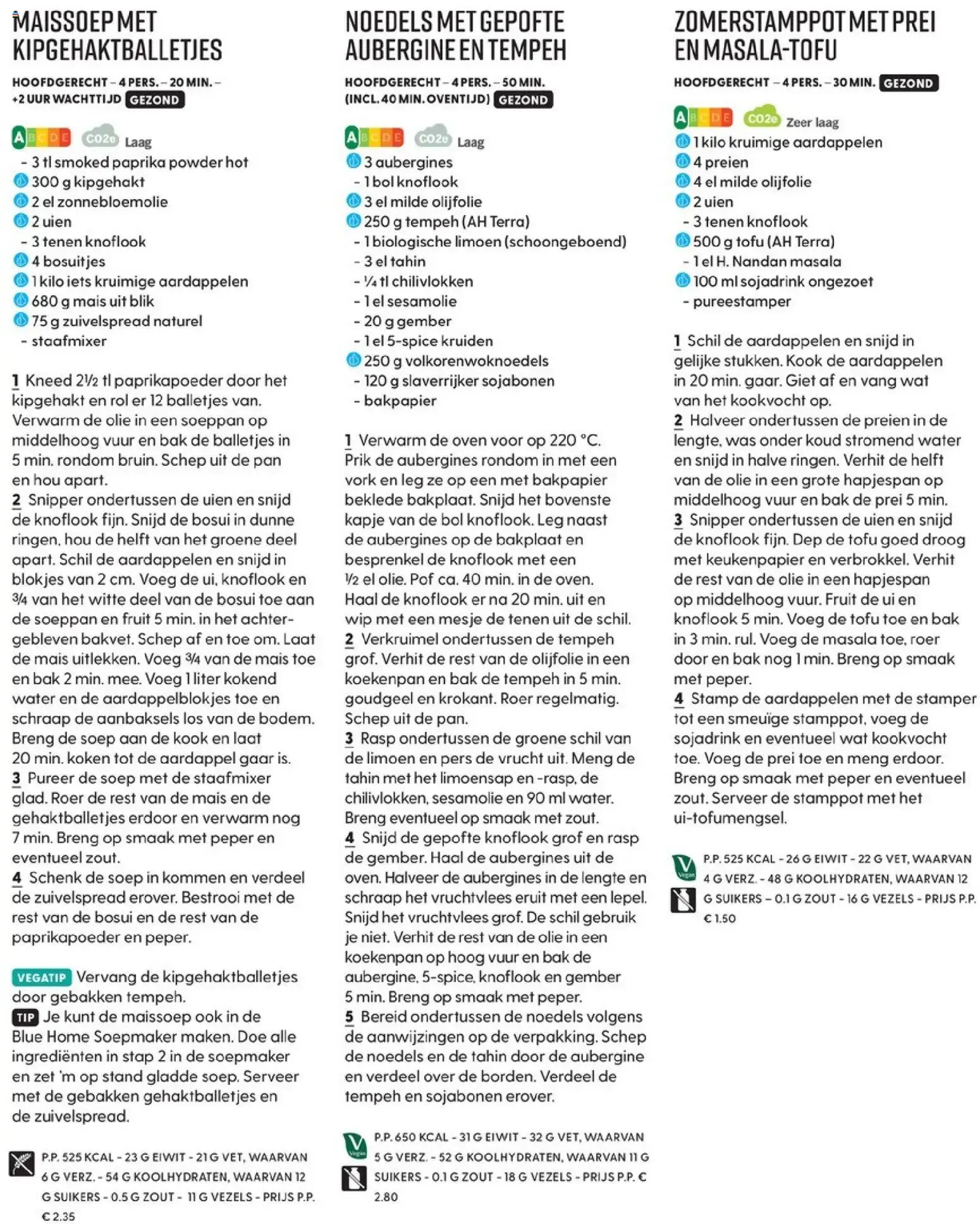 Allerhande: Gezonde Recepten van 14 augustus tot 30 september 2026 - Folder pagina 54