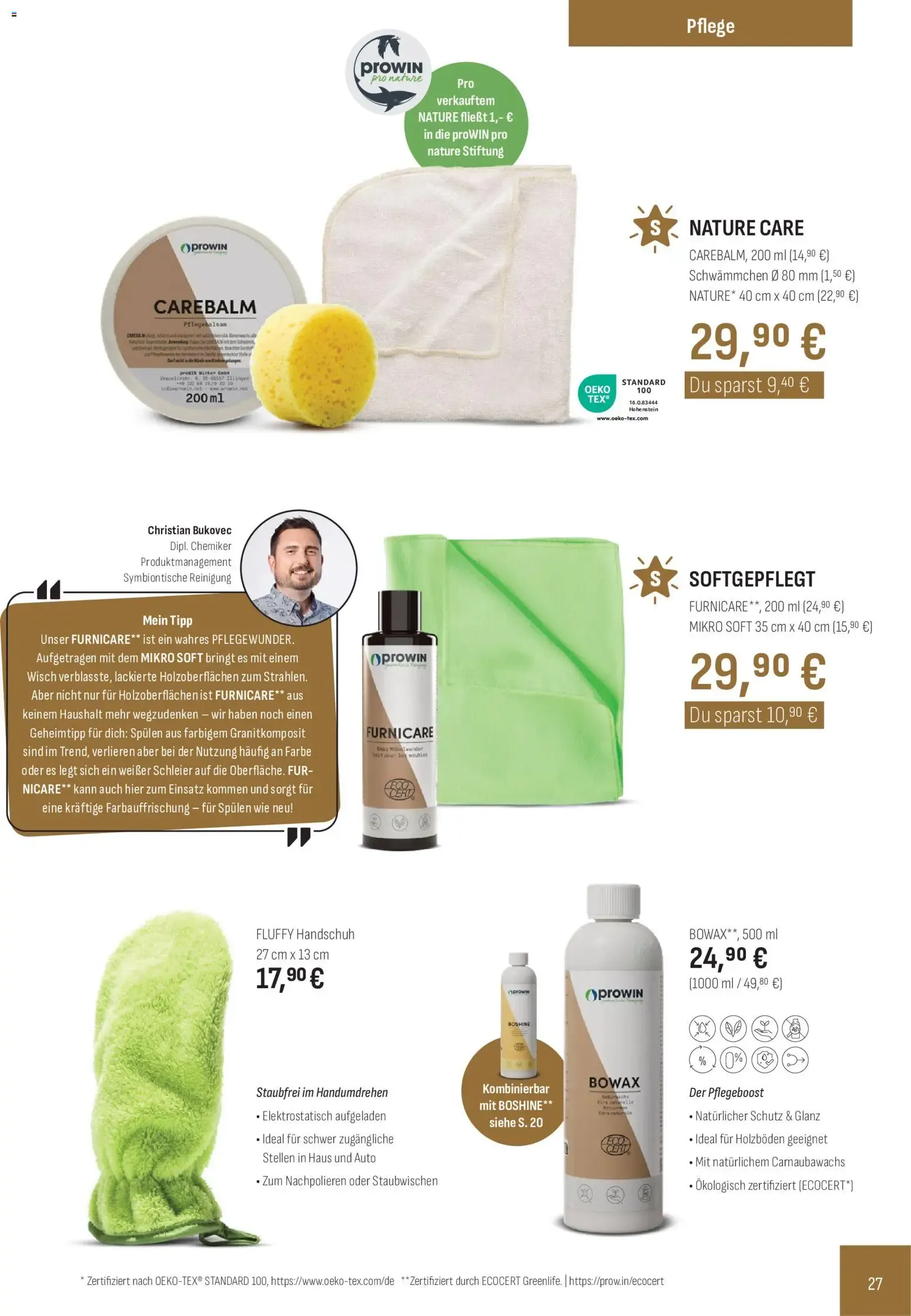 ProWIN SYMBIONTISCHE Reinigung - Edición #6/2026 von 1. Juli bis 31. Dezember 2026 - Prospekt seite 27