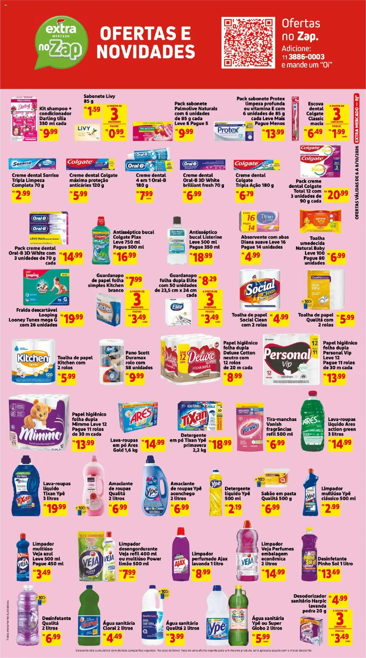 Encarte de Folheto Extra ofertas de Mercado Semanal de 06/10/2026 | Promoção 6 de outubro até 8 de outubro 2026 - Pagina 5