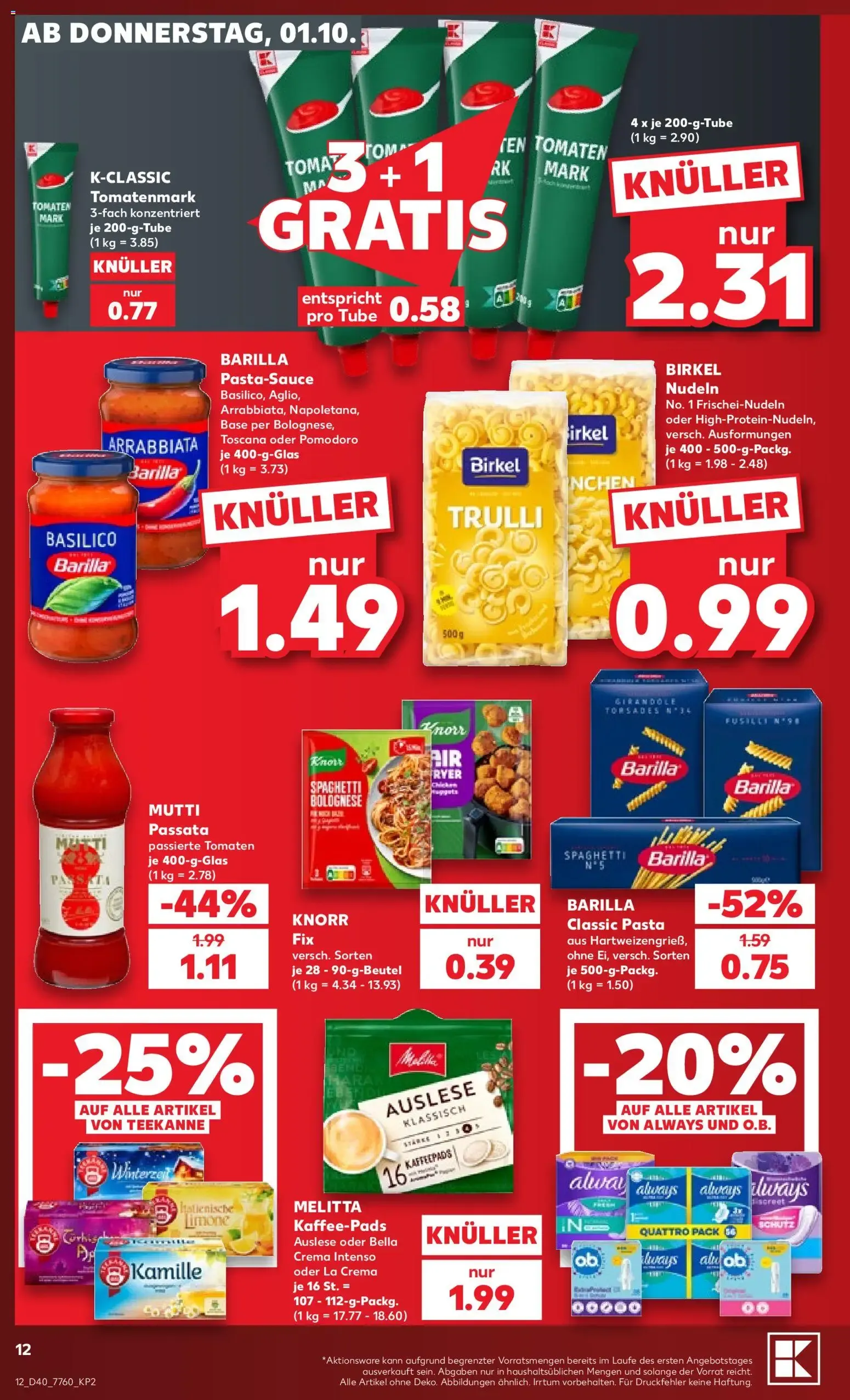 DEUTSCHLANDS BESTE PREISE van 1 oktober tot 7 oktober 2026 - Folder pagina 12