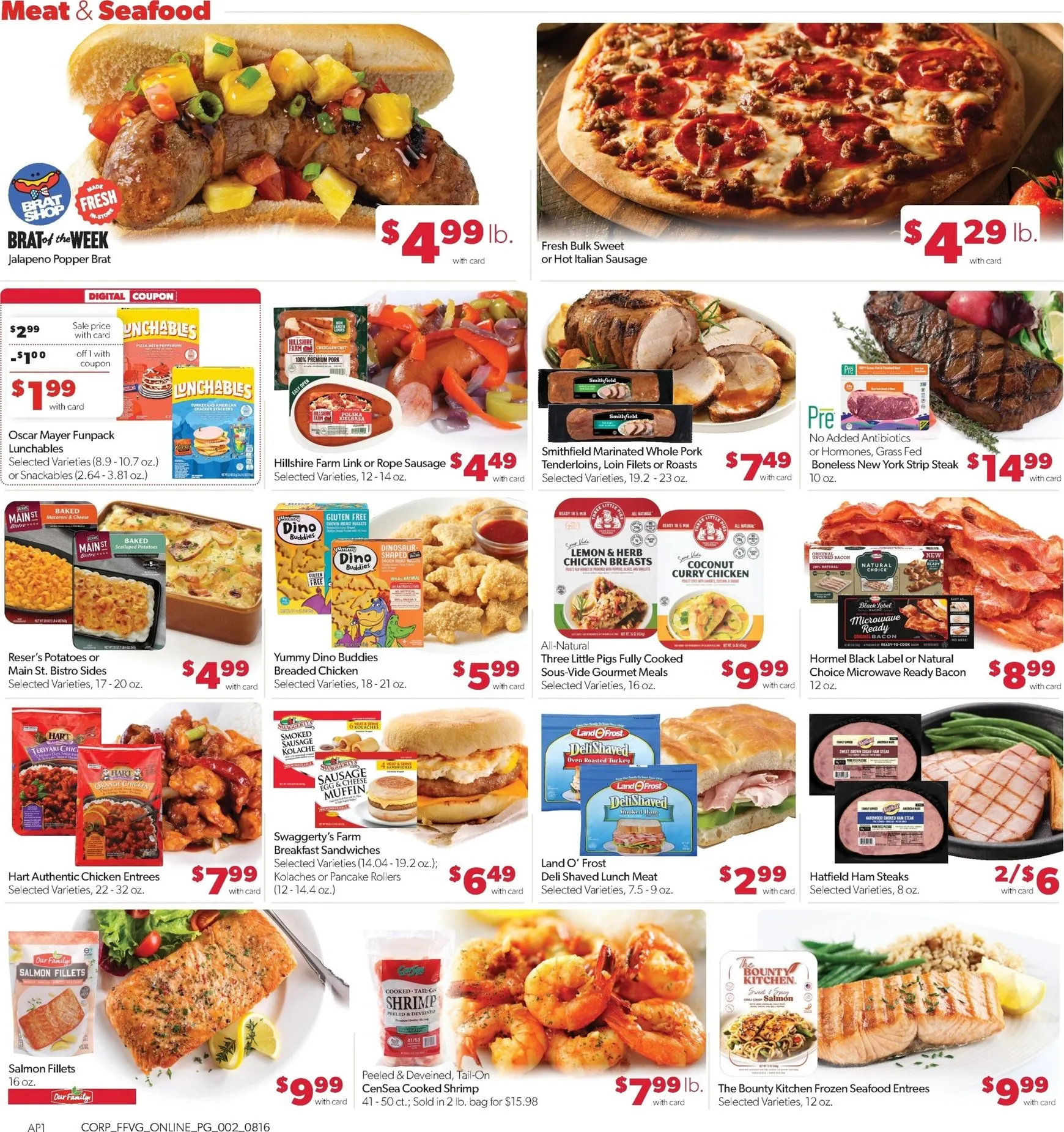 Weekly promotion Current Family Fare leaflet valid from Sunday 08/16/2026 to Saturday 08/22/2026 spanning from August 16 to August 22 2026 - Page 7 for Catalogue 365