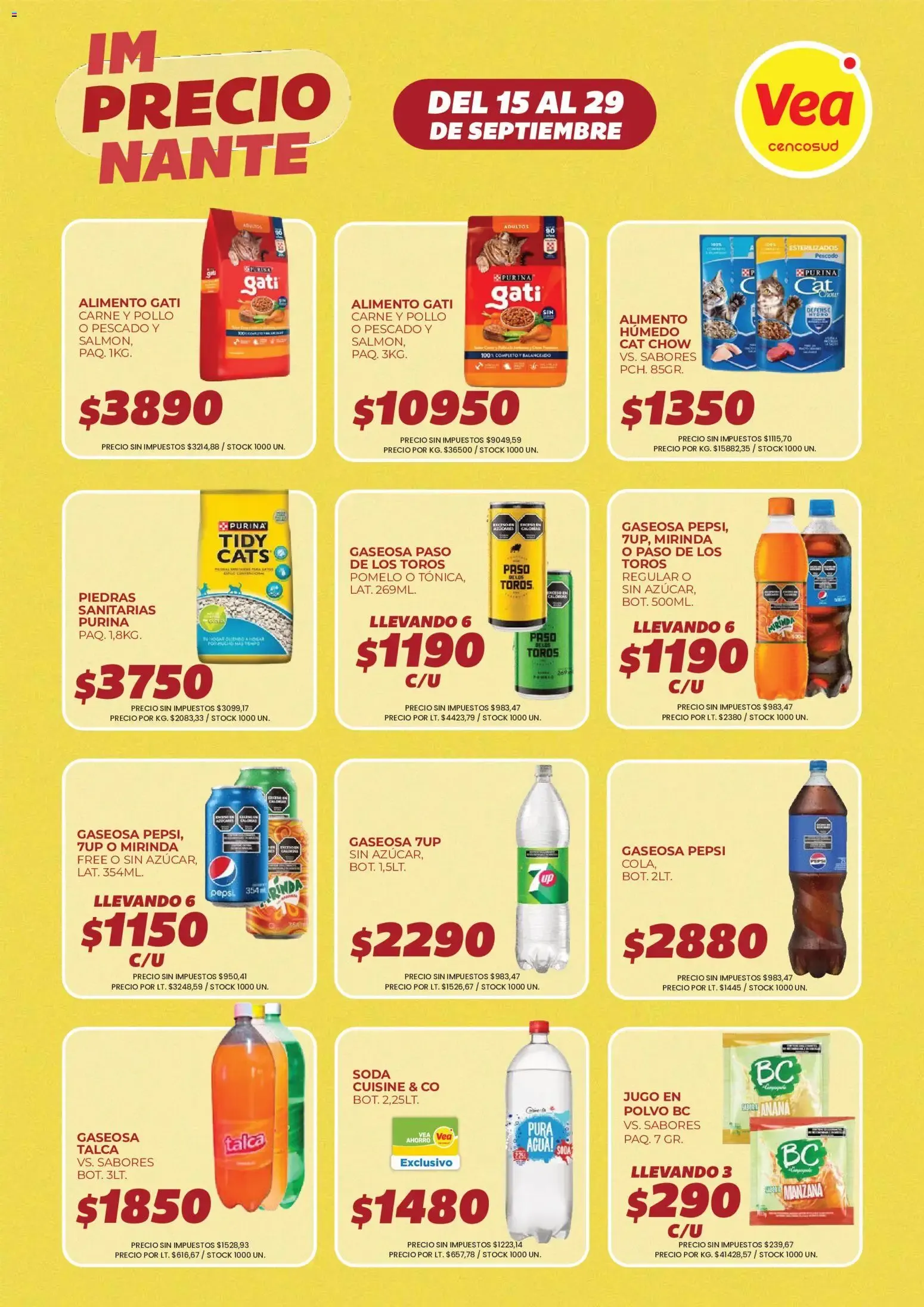 Ofertas de Vea - ImPRECIOnante del 15 al 29 de Septiembre 15 de septiembre al 29 de septiembre 2026 - Página 7 del catálogo