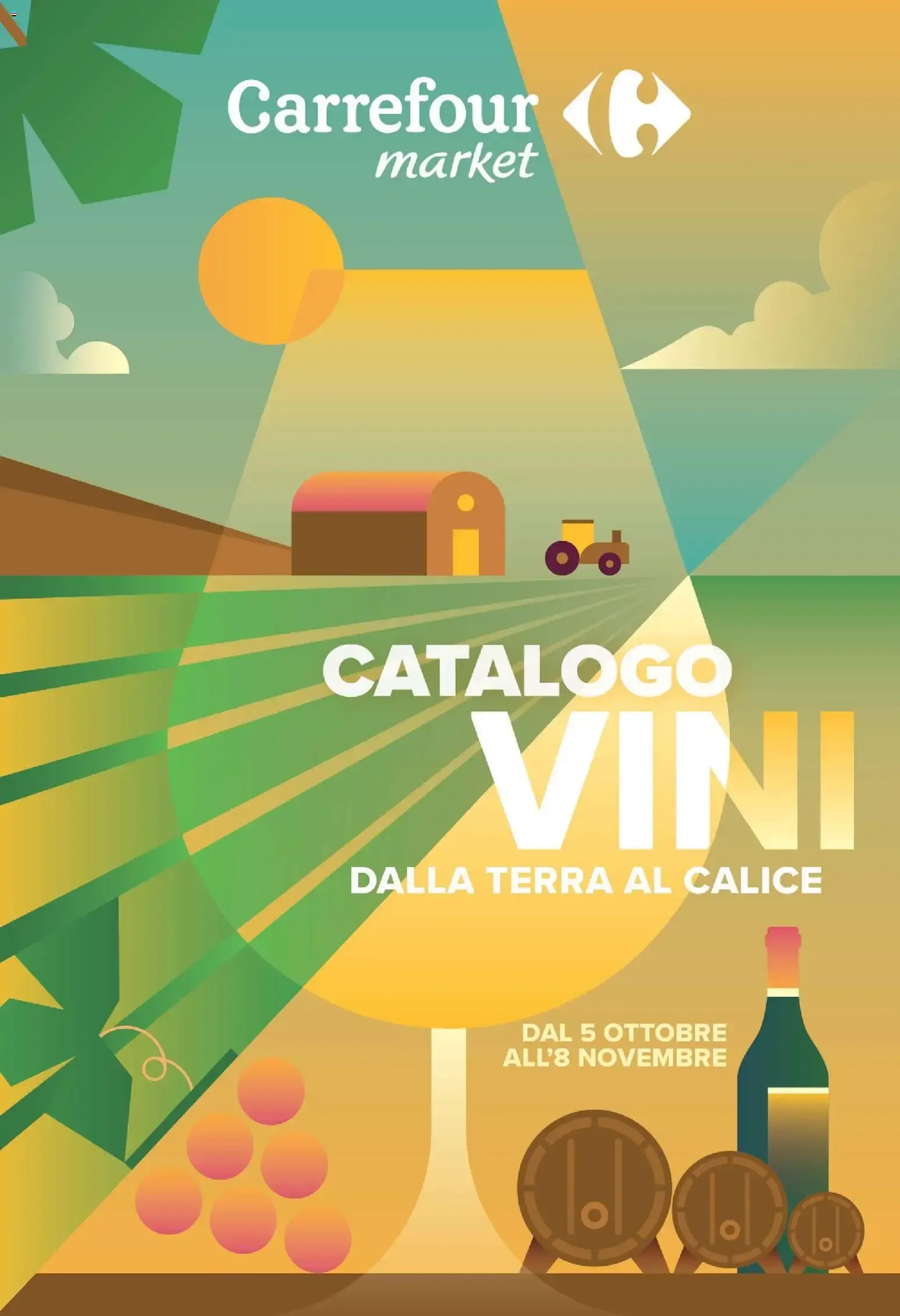 Carrefour market CATALOGO VINI DALLA TERRA AL CALICE da 5 ottobre a 8 novembre di 2026 - Pagina del volantino 1