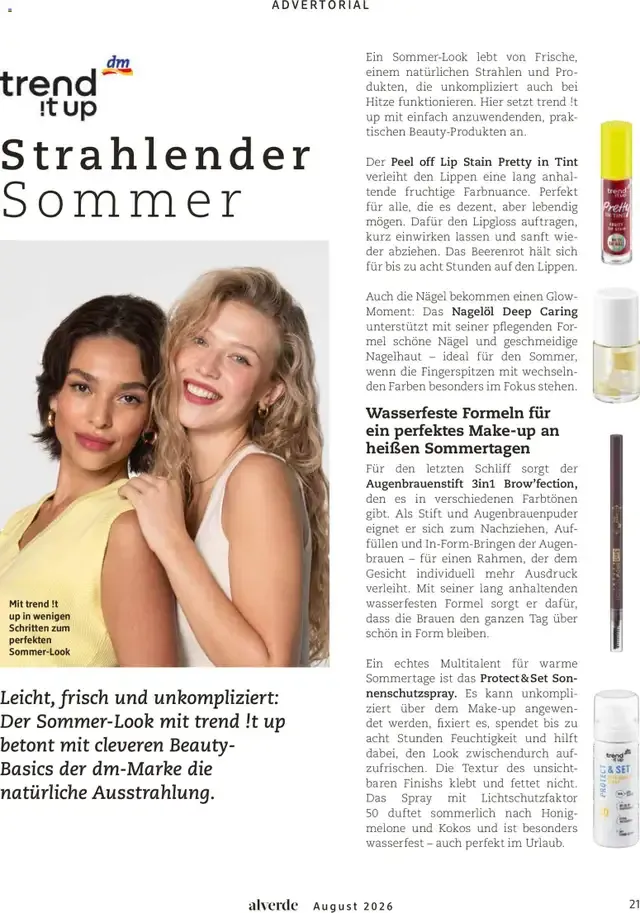 dm Magazin alverde - Will Kinder stark machen von 1. August bis 31. August 2026 - Prospekt seite 21