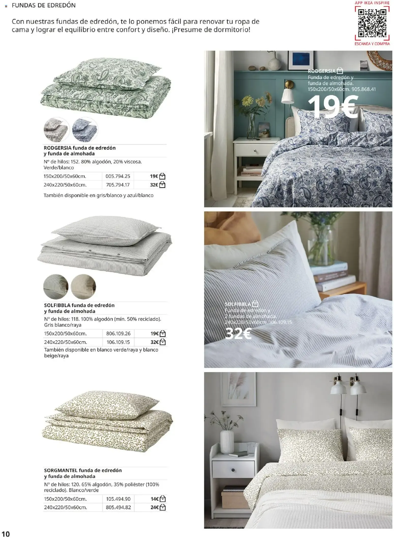 Catálogo de IKEA - Guía de Compra Ropa de cama 1 de septiembre al 31 de enero 2027 - Página 10