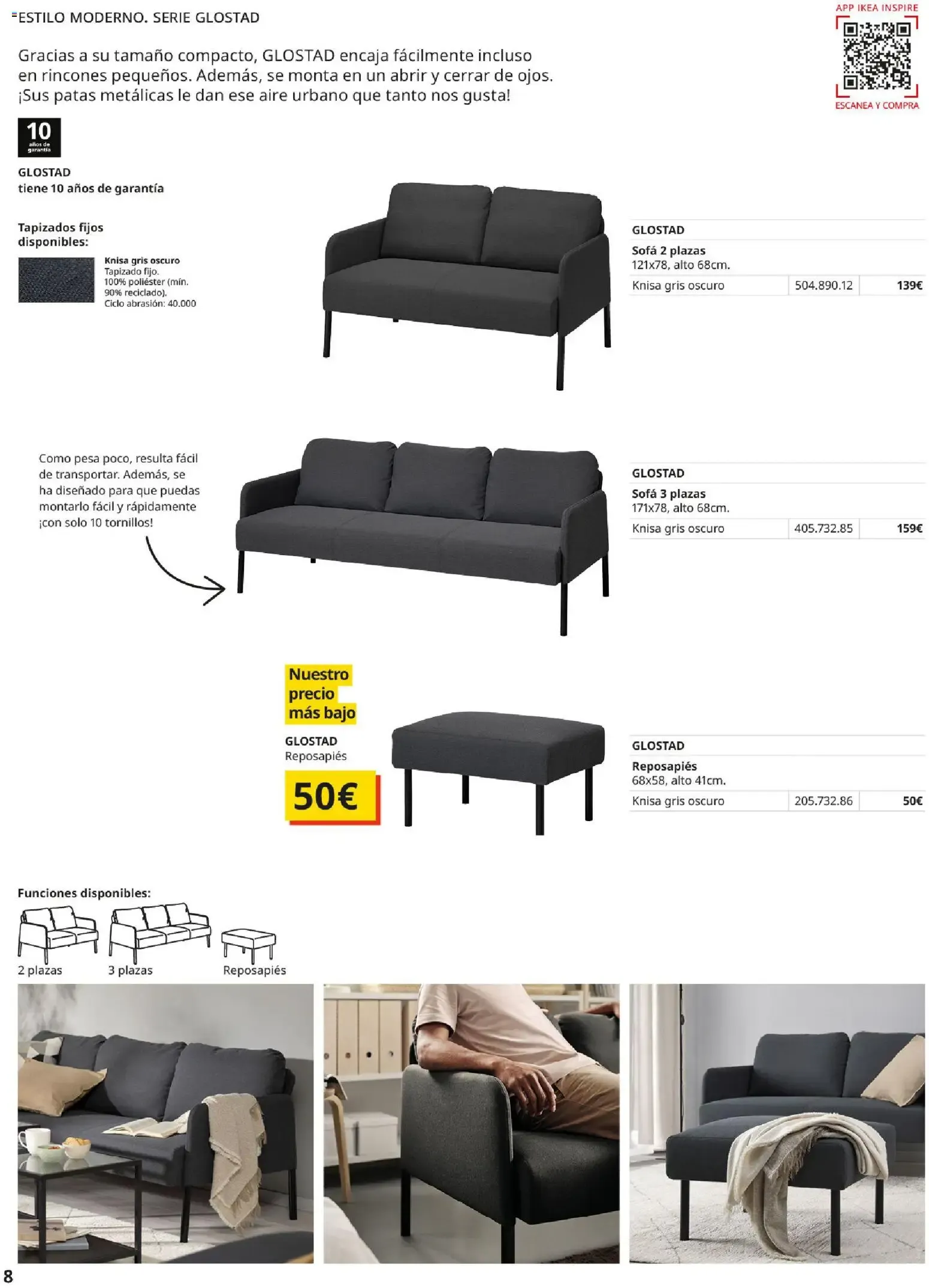 Catálogo de Guía de Compra Sofás IKEA 7 de mayo al 31 de agosto 2026 - Página 8