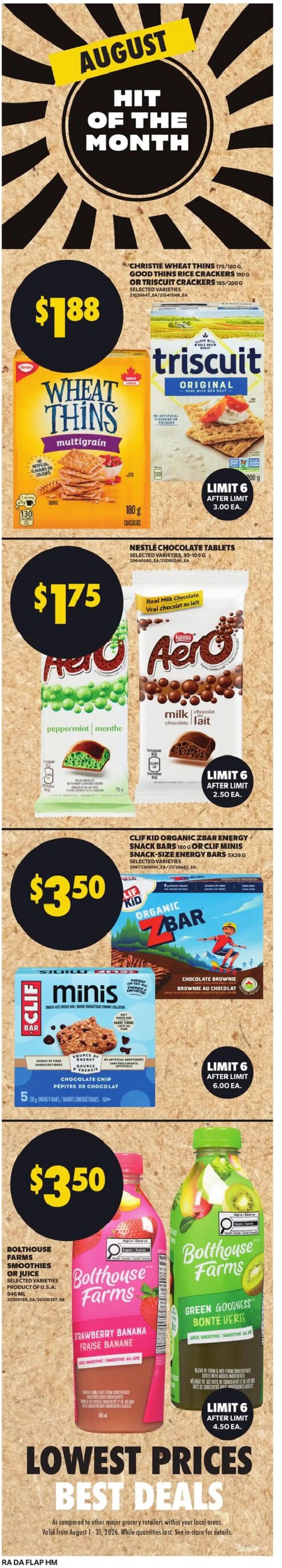 Atlantic Superstore weekly flyer / circulaire from Aug 13, 2026 > weekly specials & deals from August 13 to August 19 2026 - flyer page 7