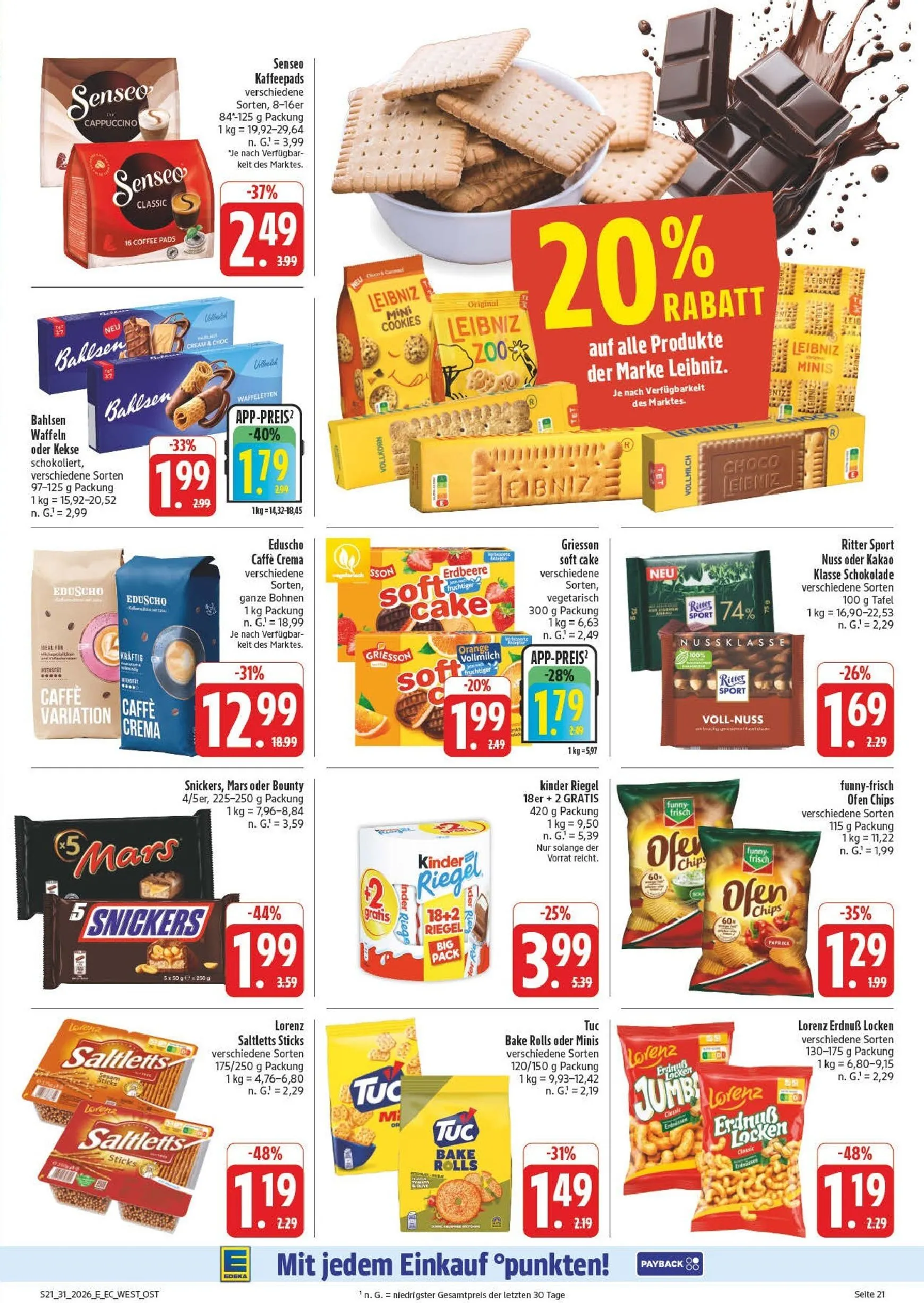 Edeka - Potrzebski Prospekt – von Montag 27.07.2026 bis Samstag 01.08.2026 von 27. Juli bis 1. August 2026 - Prospekt seite 29