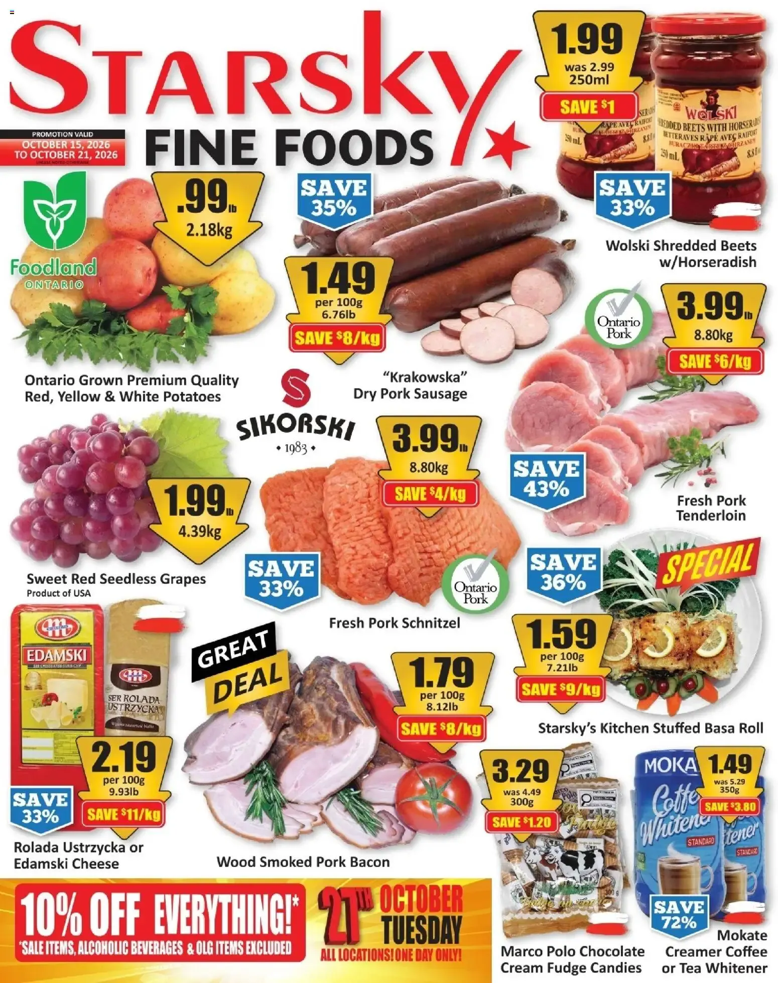 Starsky weekly flyer / circulaire from Oct 15, 2026 > weekly specials & deals