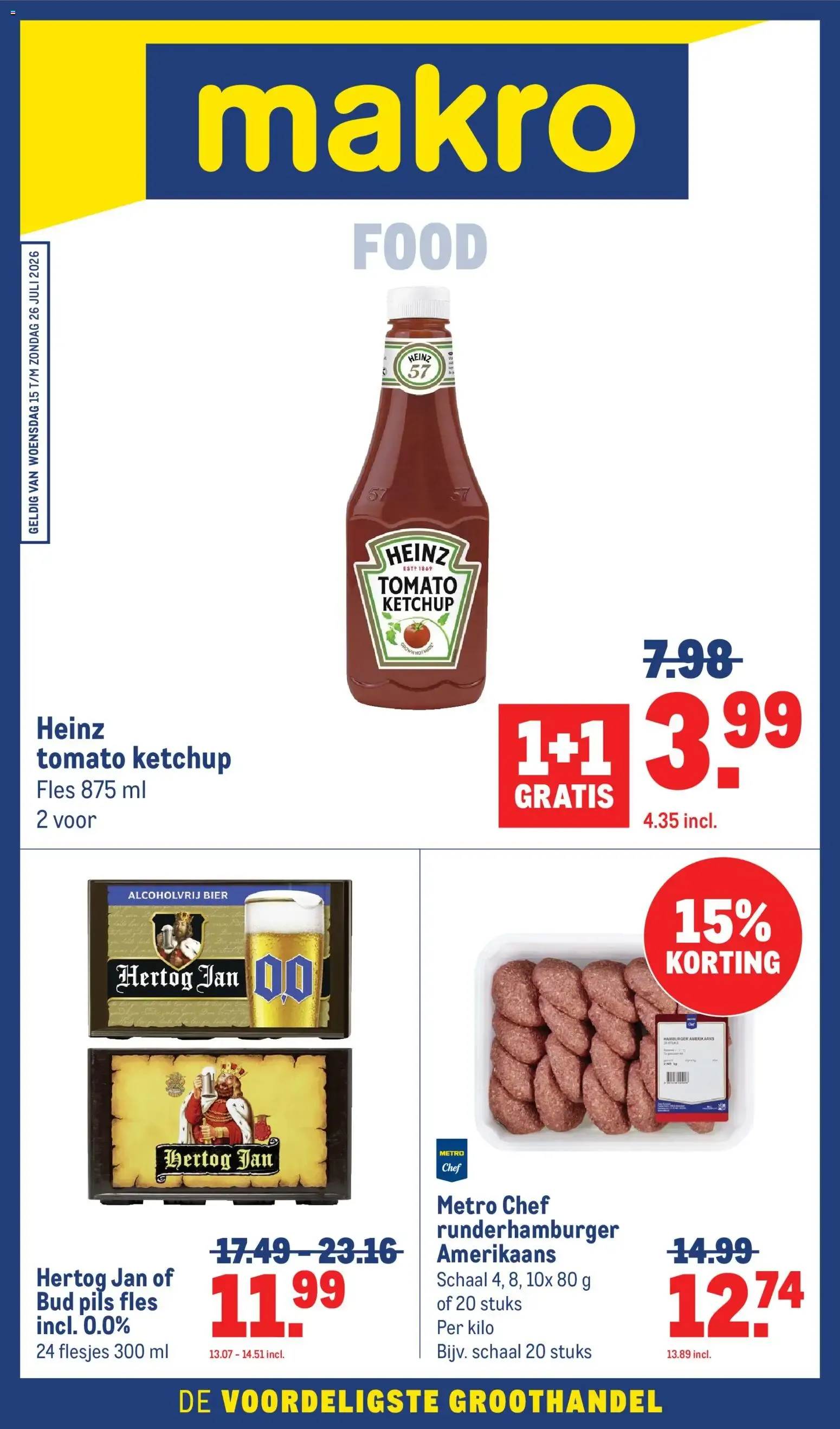 Makro folder vanaf 15-07-2026 || NIEUWE van 15 juli tot 26 juli 2026 - Folder pagina 1