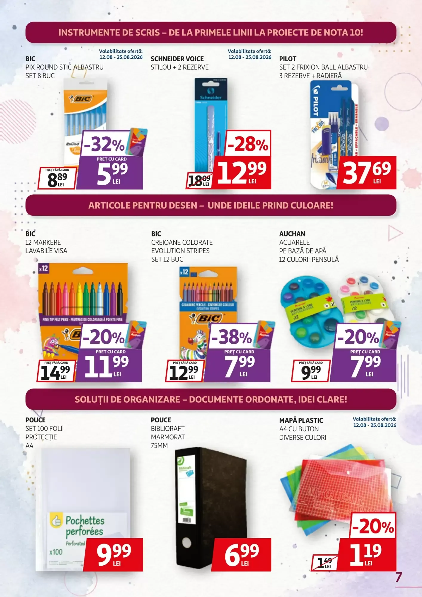 Catalog Înapoi la școală cu prețuri mici! de la 12 august până la 15 septembrie 2026 - Revista Pagina 7