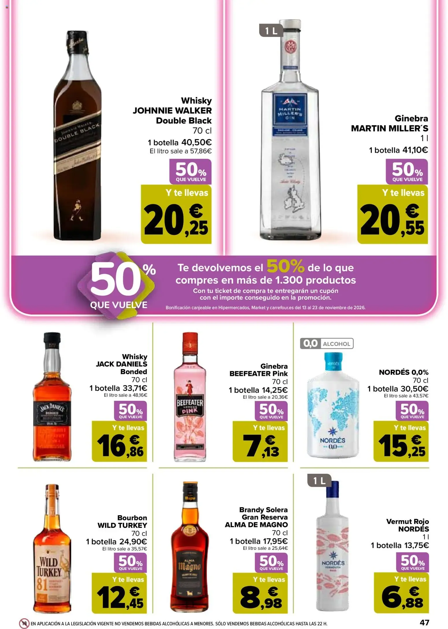 Catálogo de Carrefour folleto del 27/10/2026 | Catálogo 27 de octubre al 12 de noviembre 2026 - Página 50