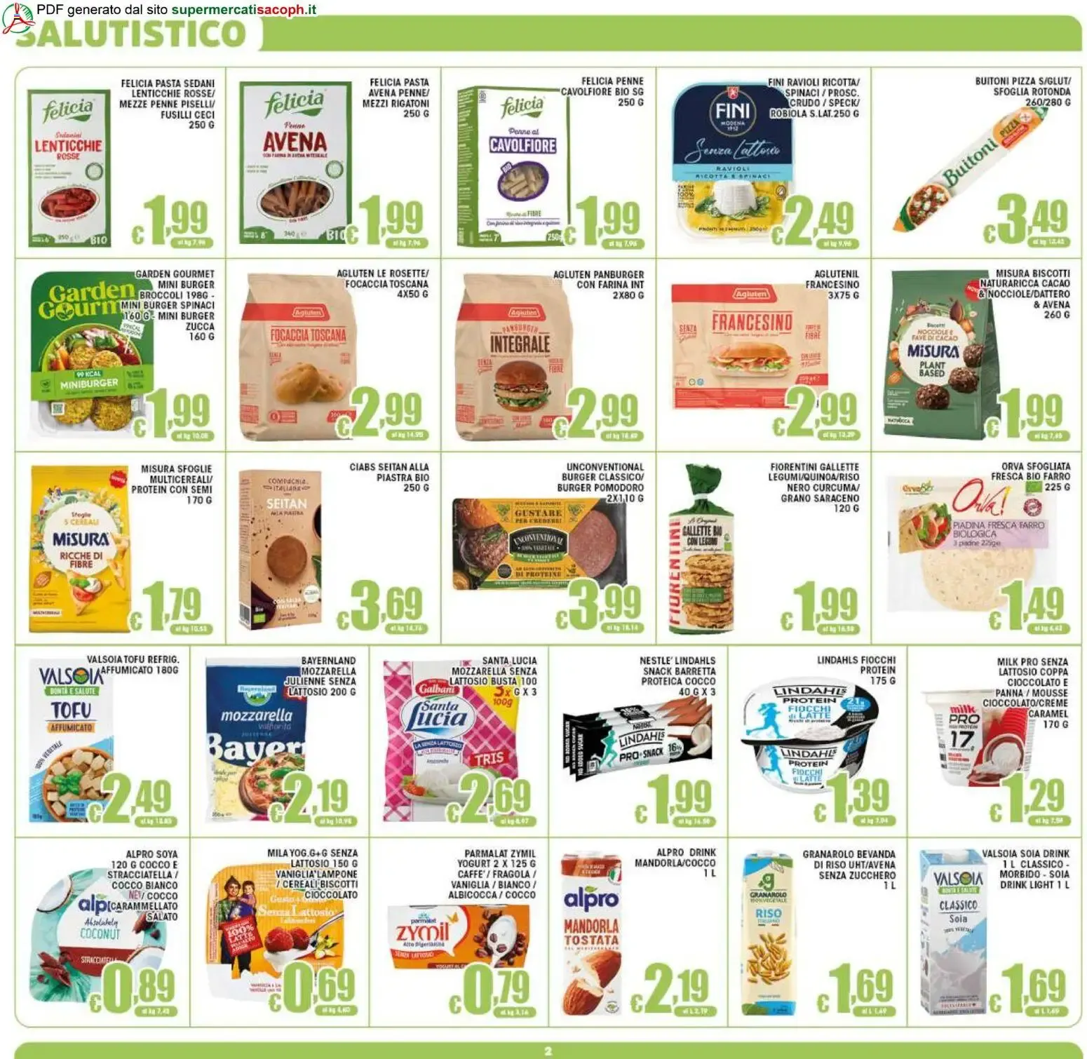 Sacoph volantino dal 21/08/2026 - online Offerte da 21 agosto a 1 settembre di 2026 - Pagina del volantino 2