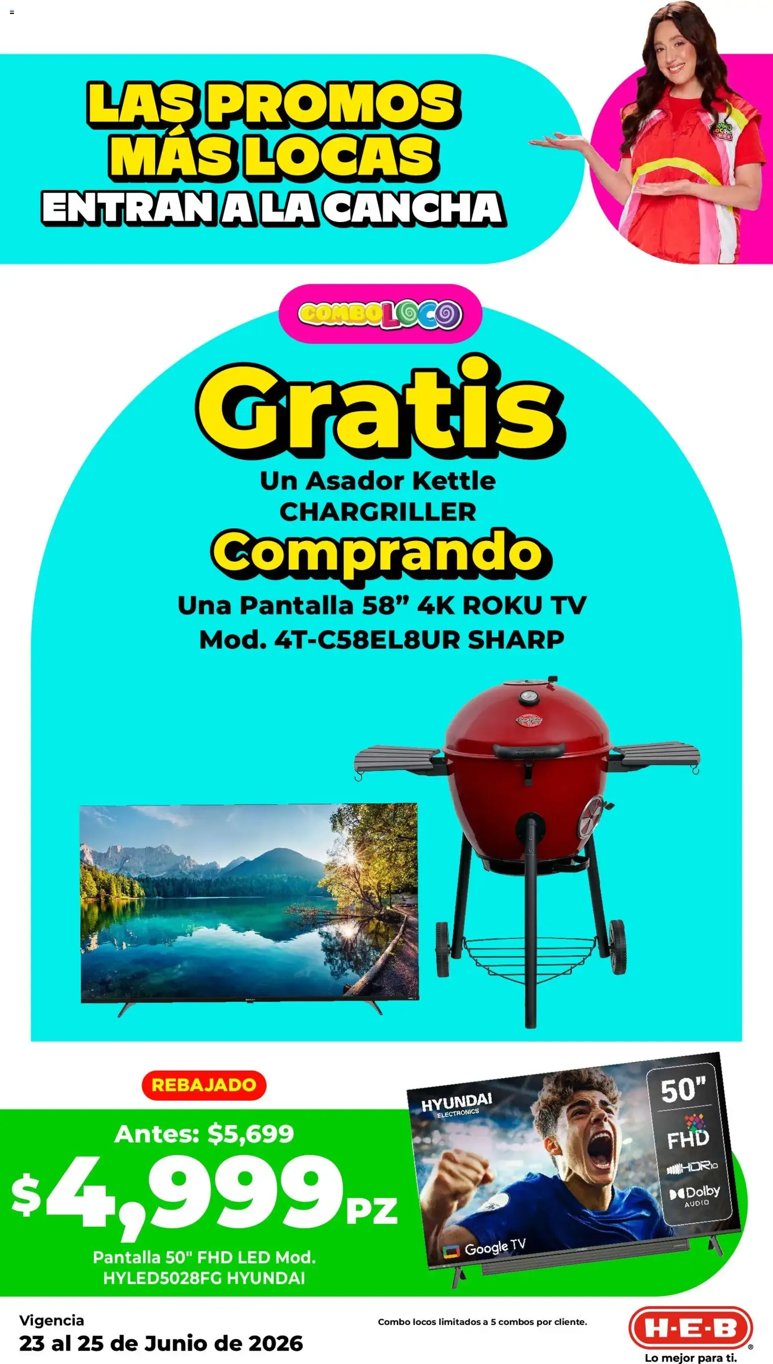 Catálogo de H-E-B folleto Las promos más locas (23/06/2026 - 25/06/2026) - catálogo en línea 23 de junio al 25 de junio 2026 - Pagina 8