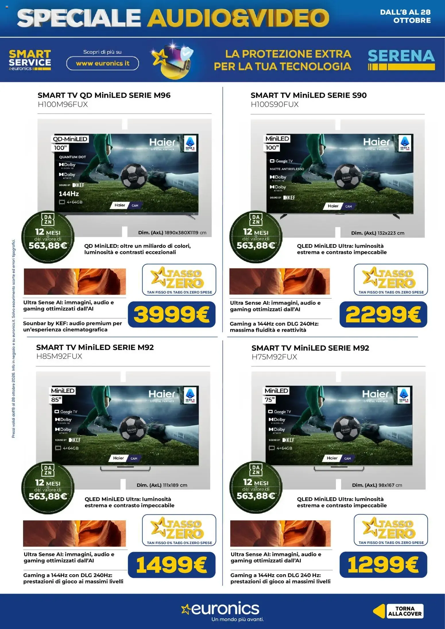 Nuovo Euronics volantino Audio&Video dal 08/10/2026 > offerte anteprima 🛍️ da 8 ottobre a 28 ottobre di 2026 - Pagina del volantino 9