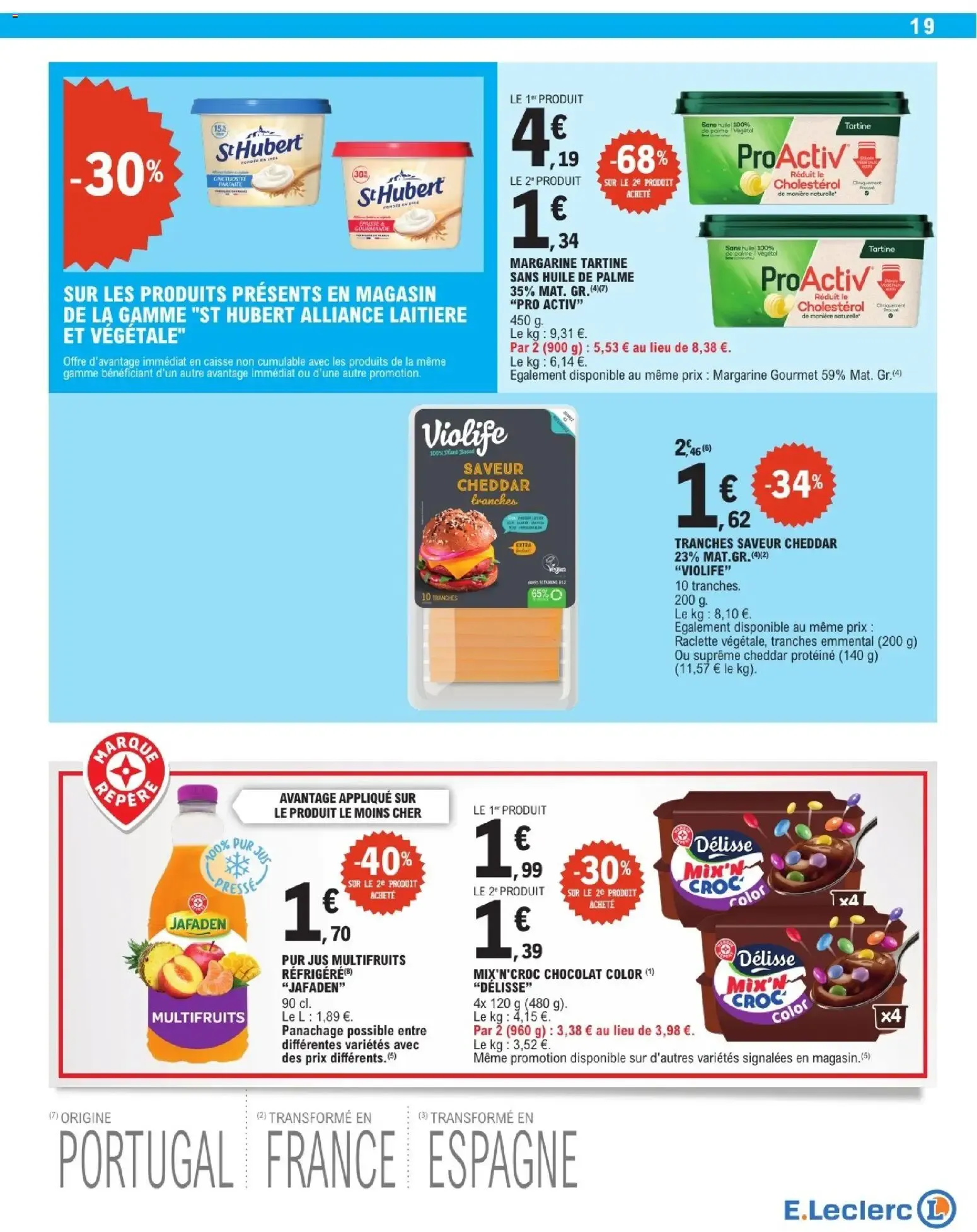 E.Leclerc: Que des promos en or pour le quotidien! du 6 octobre au 17 octobre 2026 - Catalogue page 19