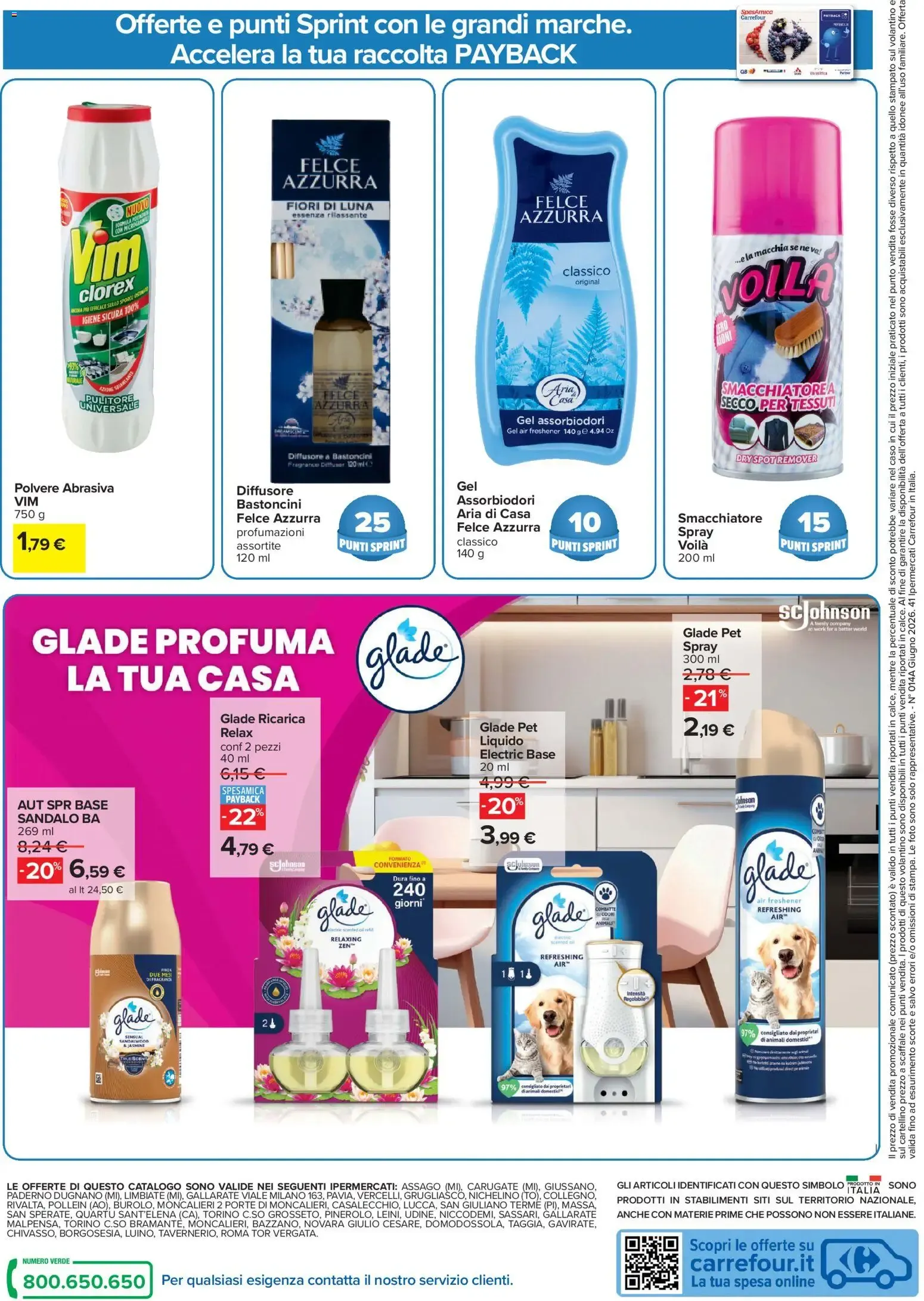 Nuovo Carrefour volantino Iper - Punti Sprint Payback dal 16/06/2026 > offerte anteprima 🛍️ da 16 giugno a 29 giugno di 2026 - Pagina del volantino 20