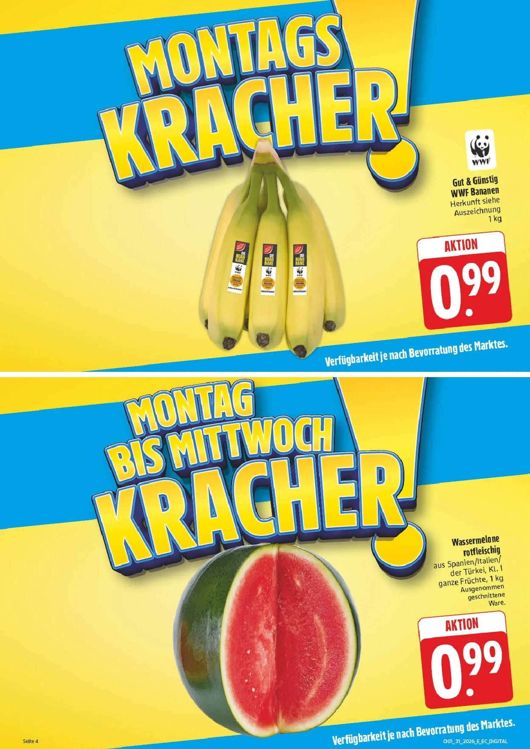 Edeka - Potrzebski Prospekt – von Montag 27.07.2026 bis Samstag 01.08.2026 von 27. Juli bis 1. August 2026 - Prospekt seite 4